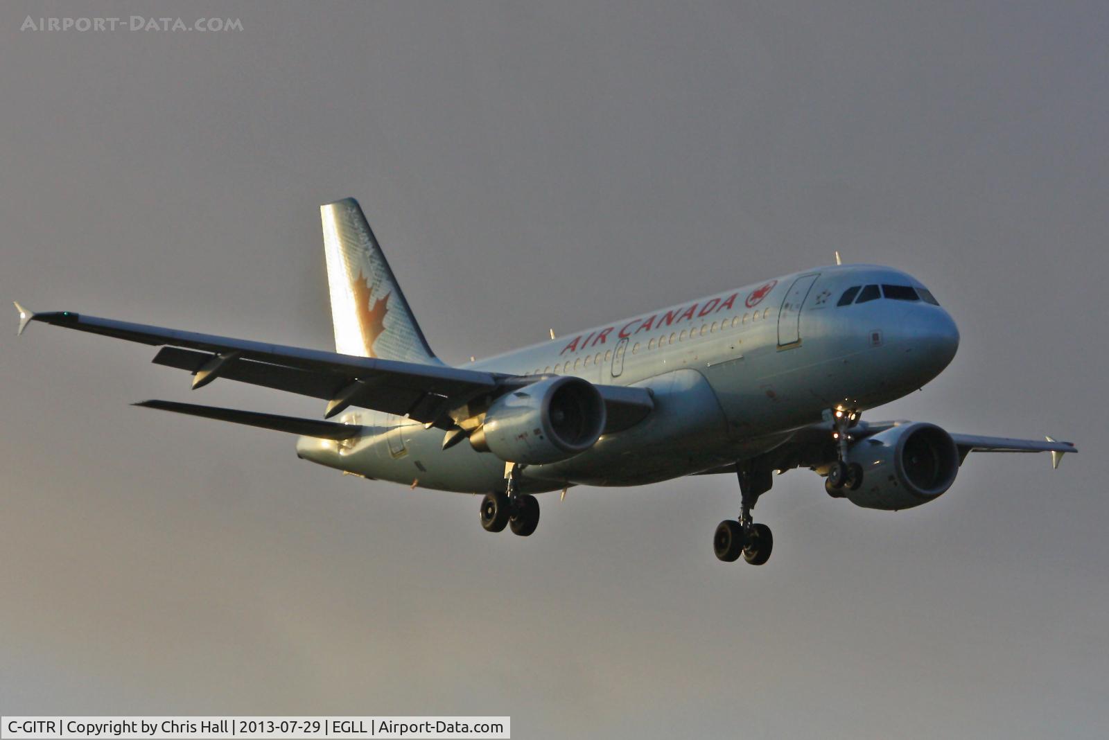 C-GITR, 2001 Airbus A319-112 C/N 1577, Air Canada