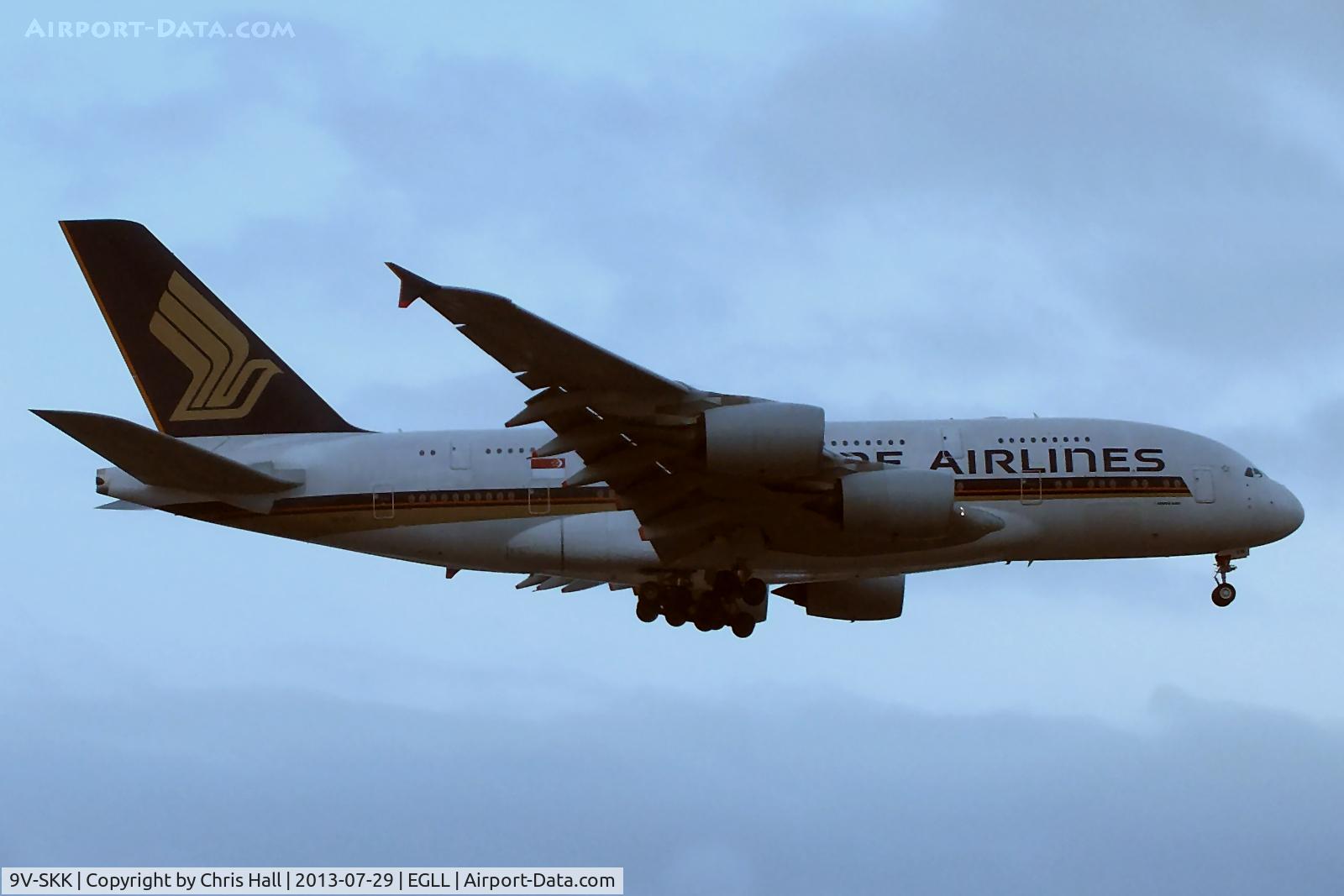 9V-SKK, 2009 Airbus A380-841 C/N 051, Singapore Airlines