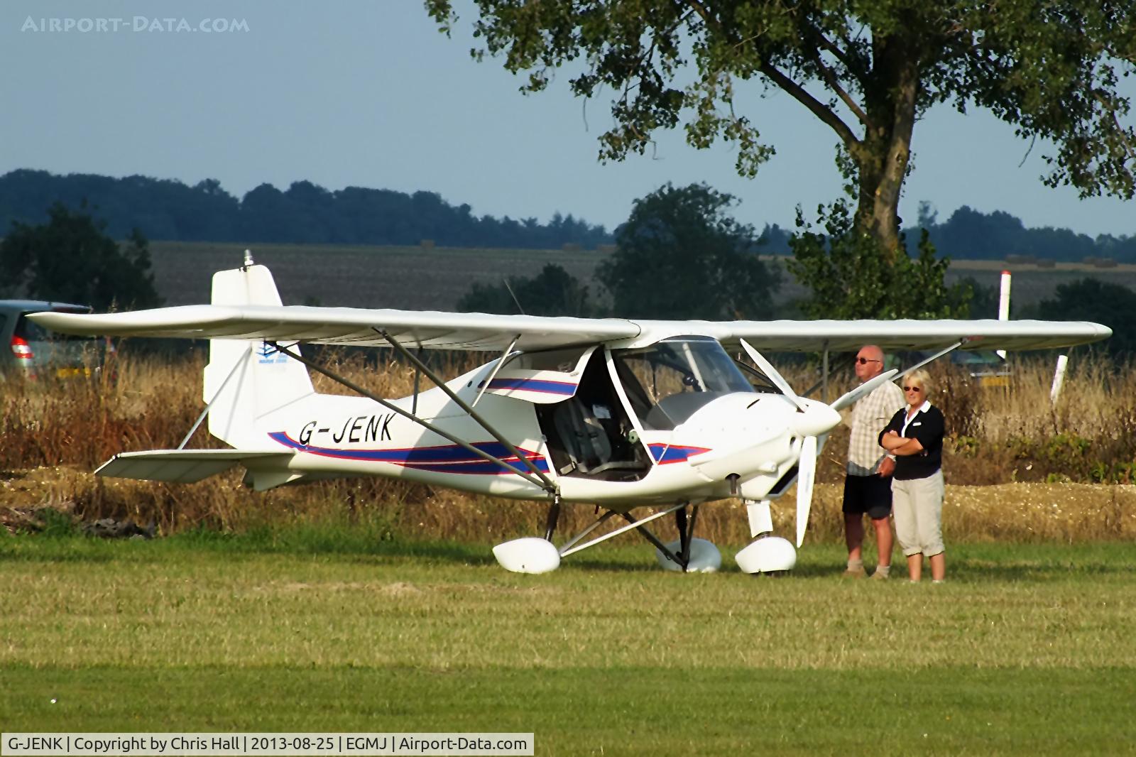 G-JENK, 2008 Comco Ikarus C42 FB80 C/N 0806-6978, at the Little Gransden Air & Vintage Vehicle Show