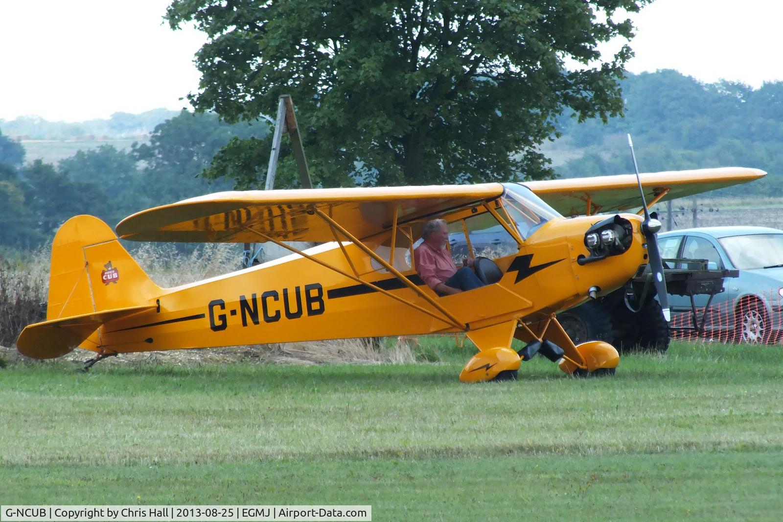 G-NCUB, 1944 Piper L-4H Grasshopper (J3C-65D) C/N 11599, at the Little Gransden Air & Vintage Vehicle Show