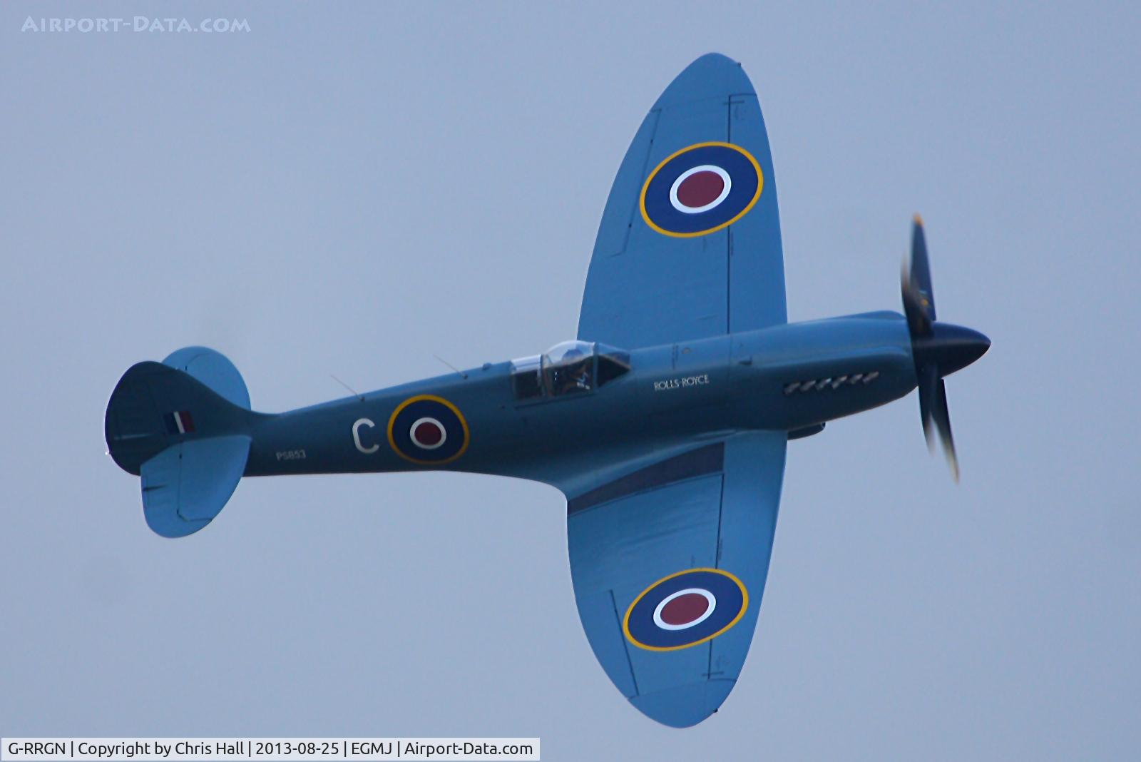 G-RRGN, 1945 Supermarine 389 Spitfire PR.XIX C/N 6S/594677, at the Little Gransden Air & Vintage Vehicle Show