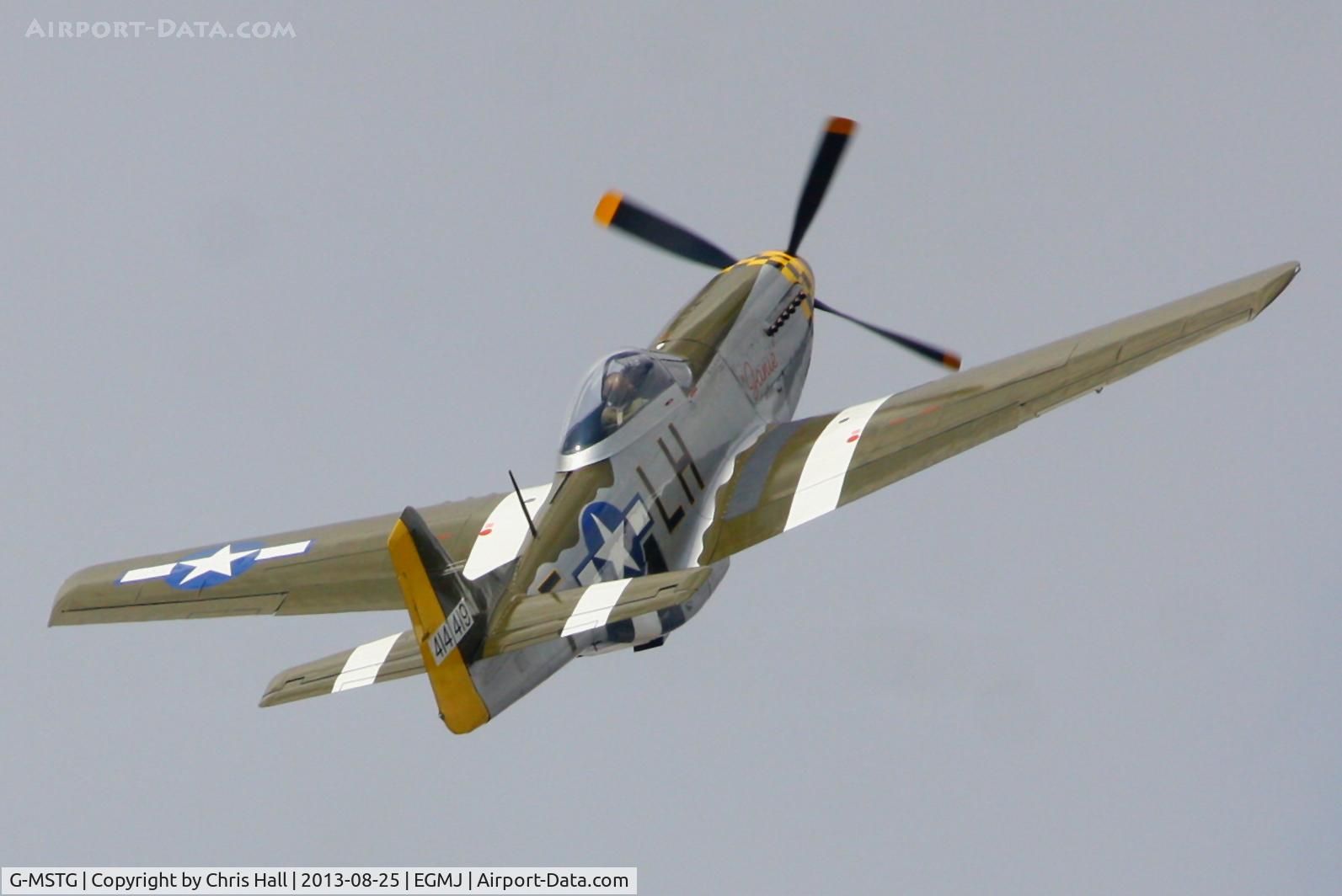 G-MSTG, 1945 North American P-51D Mustang C/N 124-48271, at the Little Gransden Air & Vintage Vehicle Show