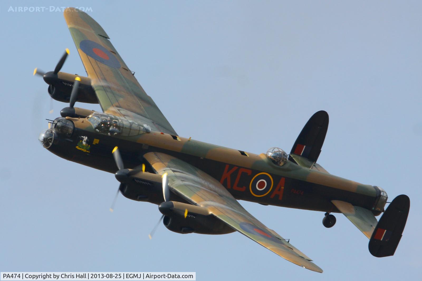PA474, 1945 Avro 683 Lancaster B1 C/N VACH0052/D2973, at the Little Gransden Air & Vintage Vehicle Show