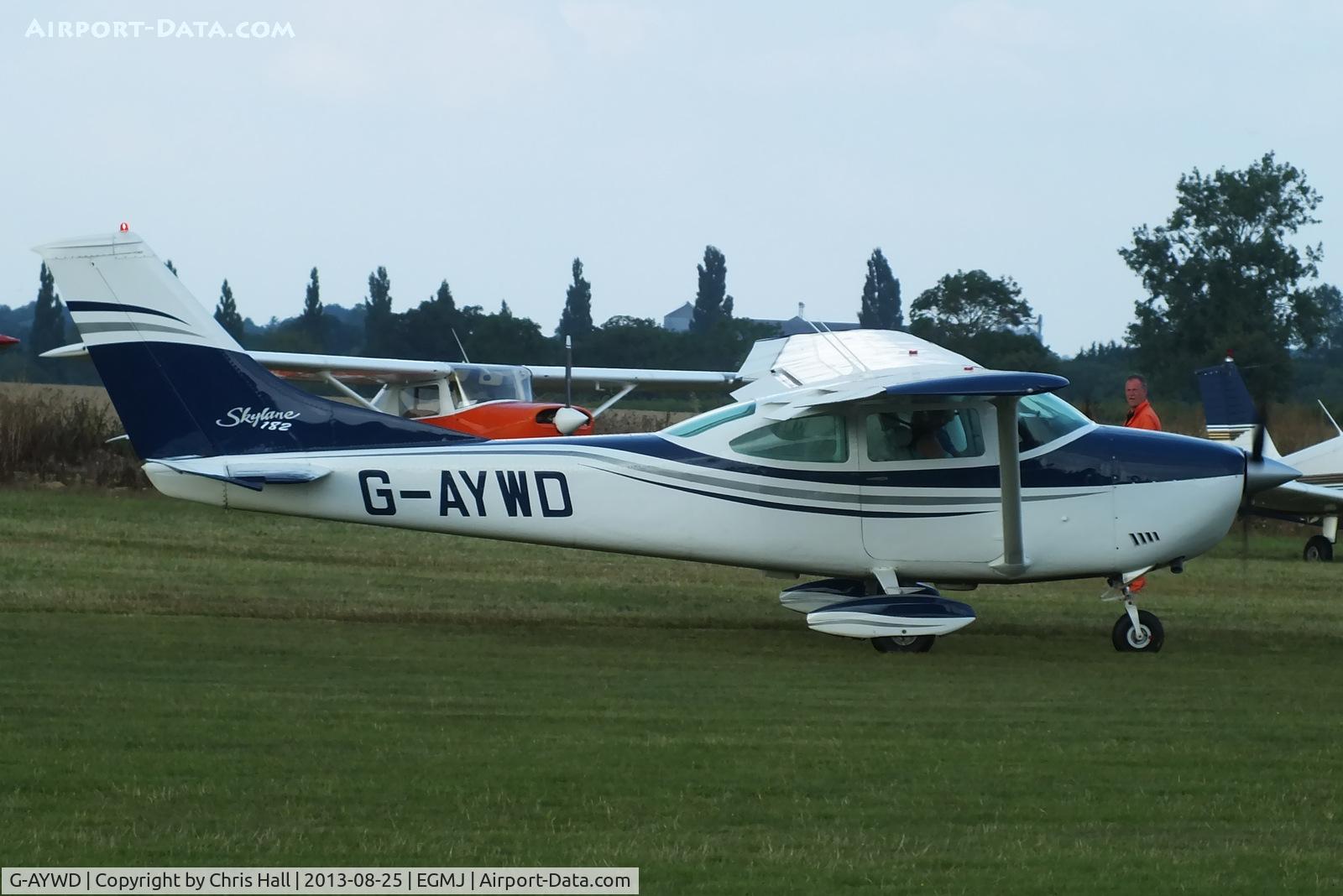 G-AYWD, 1971 Cessna 182N Skylane C/N 182-60468, at the Little Gransden Air & Vintage Vehicle Show