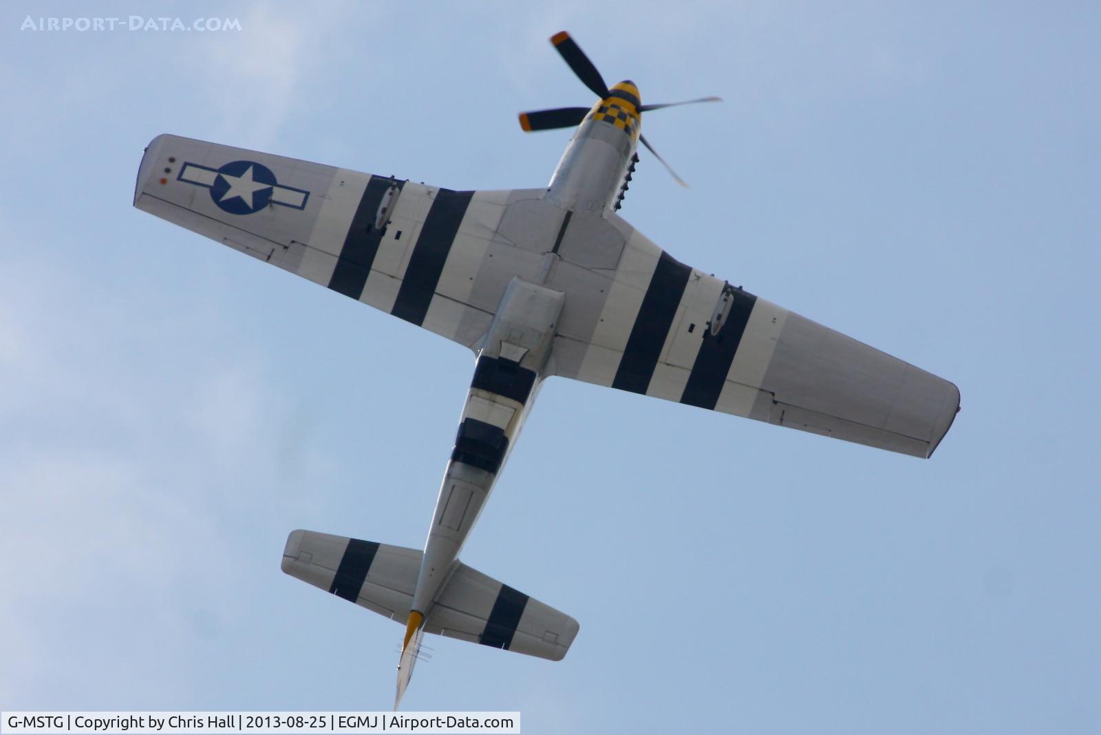 G-MSTG, 1945 North American P-51D Mustang C/N 124-48271, at the Little Gransden Air & Vintage Vehicle Show