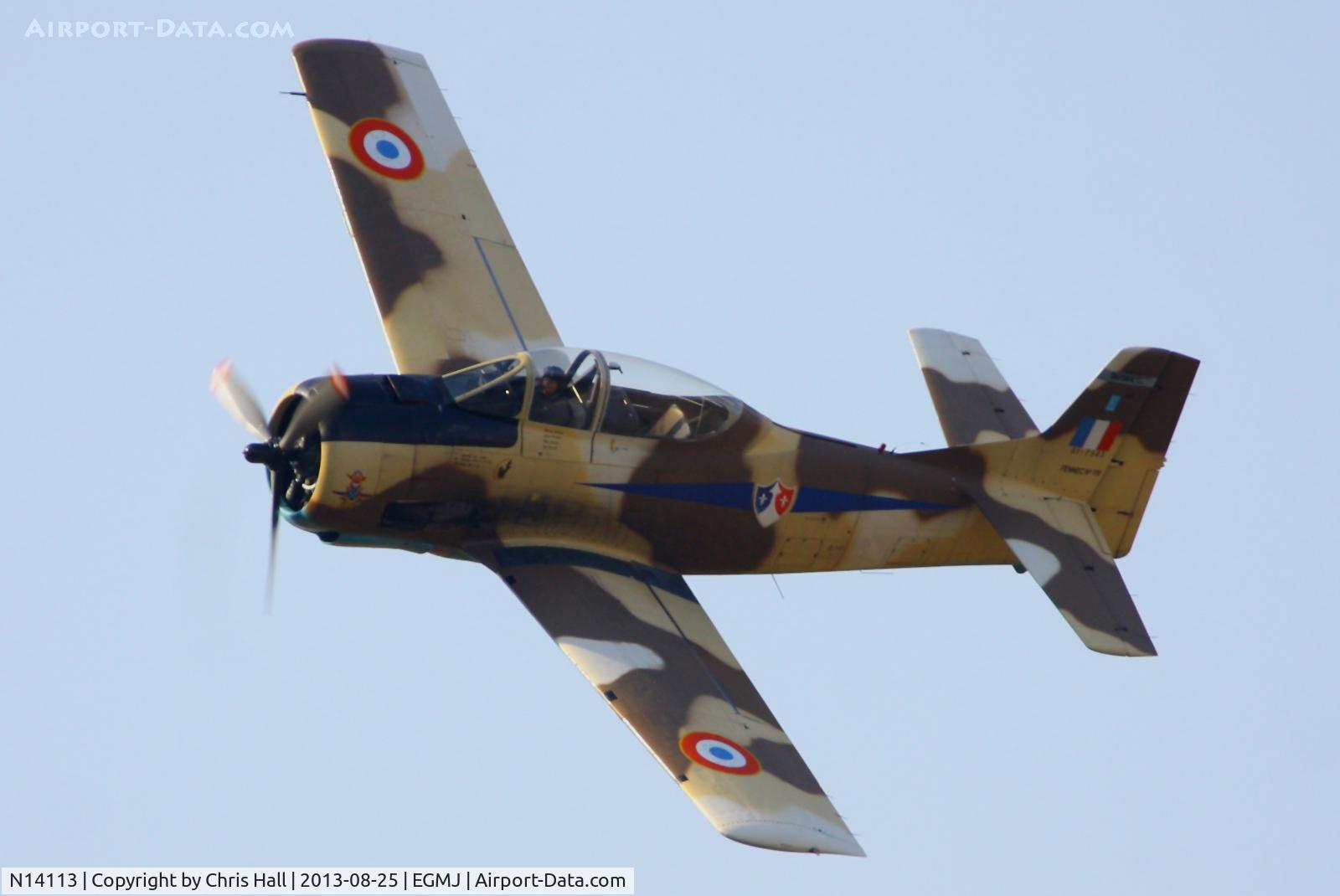 N14113, 1951 North American T-28A Fennec C/N 81-1, at the Little Gransden Air & Vintage Vehicle Show