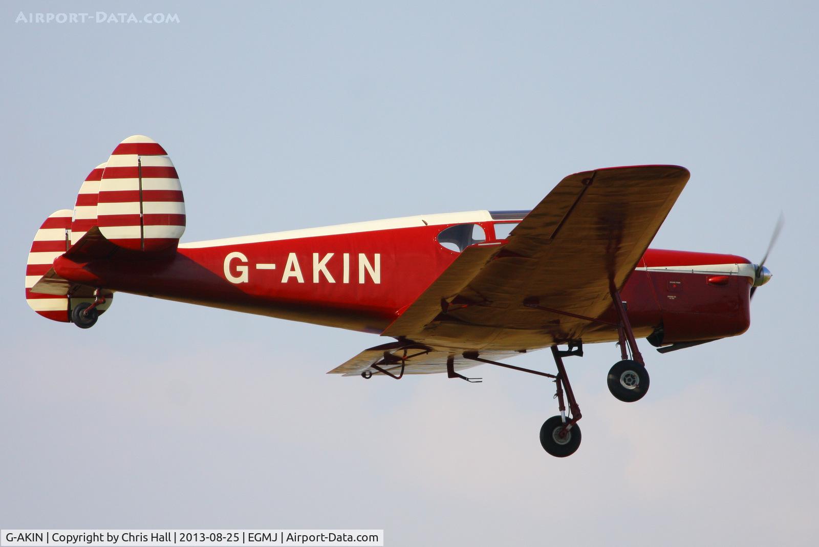 G-AKIN, 1947 Miles M38 Messenger 2A C/N 6728, at the Little Gransden Air & Vintage Vehicle Show