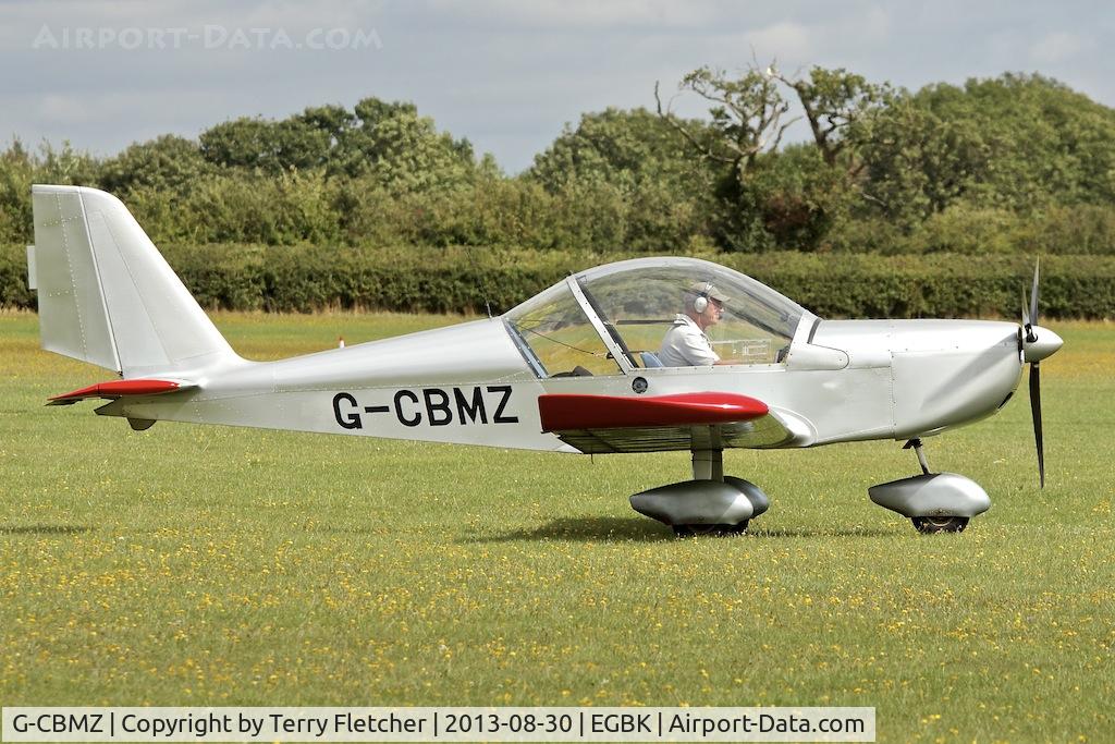 G-CBMZ, 2002 Aerotechnik EV-97 Eurostar C/N PFA 315-13890, Attended the 2013 Light Aircraft Association Rally at Sywell in the UK