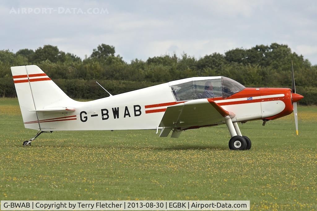 G-BWAB, 1999 Jodel D14 C/N PFA 251-12469, Attended the 2013 Light Aircraft Association Rally at Sywell in the UK
