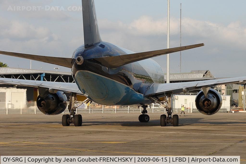 OY-SRG, 1986 Boeing 767-219 (ER) C/N 23328, MAERSK departure