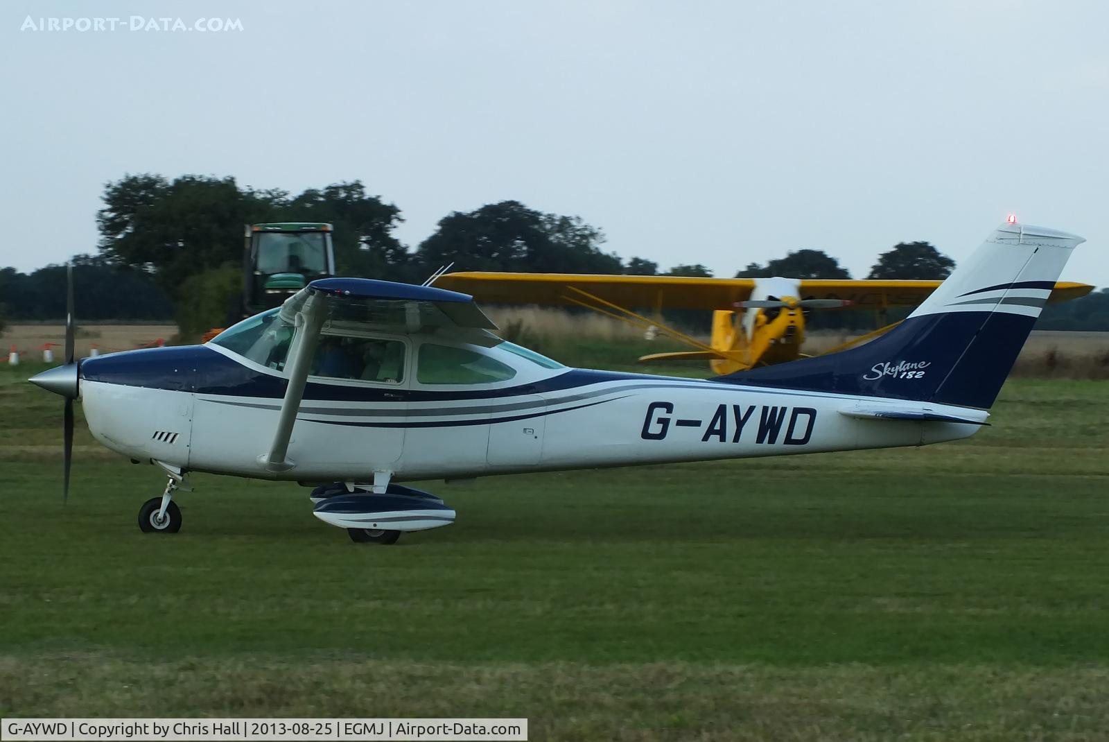 G-AYWD, 1971 Cessna 182N Skylane C/N 182-60468, at the Little Gransden Air & Vintage Vehicle Show