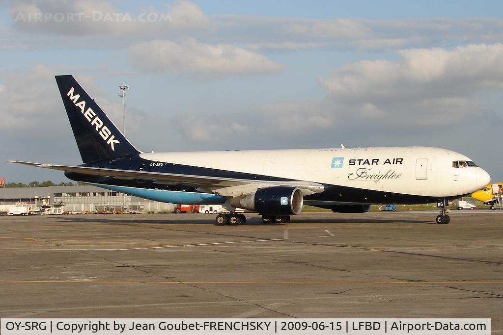 OY-SRG, 1986 Boeing 767-219 (ER) C/N 23328, MAERSK departure