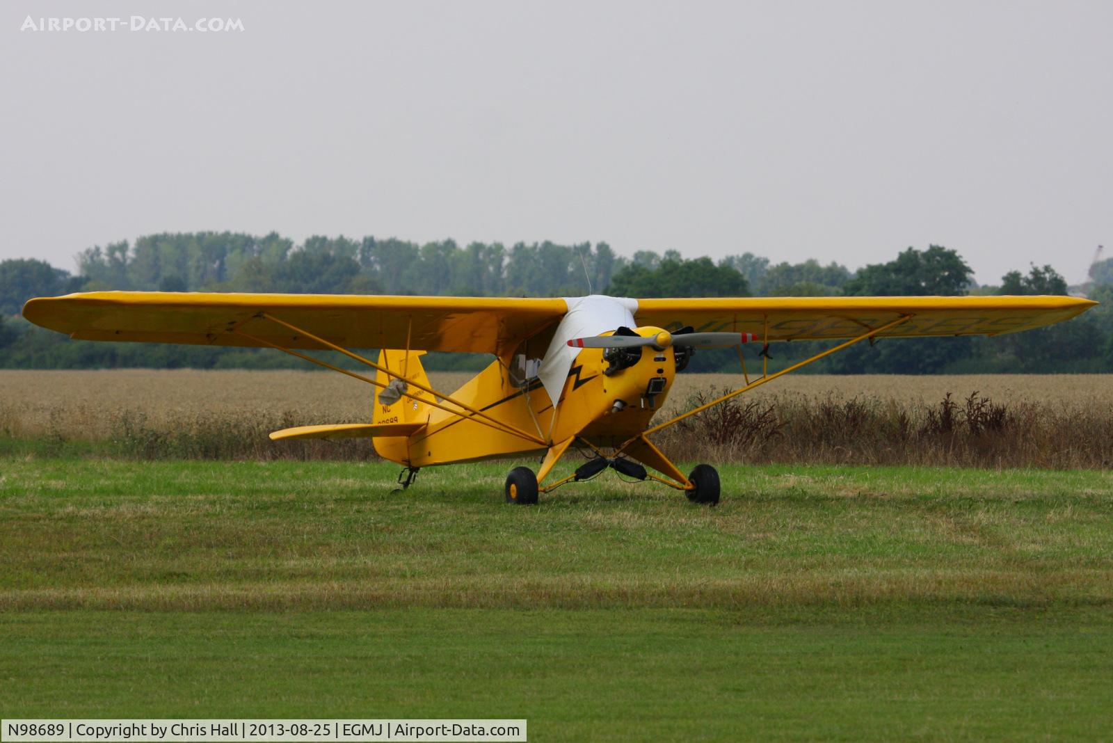 N98689, 1946 Piper J3C-65 Cub C/N 18919, at the Little Gransden Air & Vintage Vehicle Show