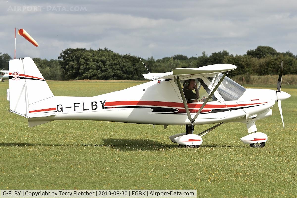 G-FLBY, 2013 Comco Ikarus C42 FB100 Bravo C/N 1302-7239, Attended the 2013 Light Aircraft Association Rally at Sywell in the UK