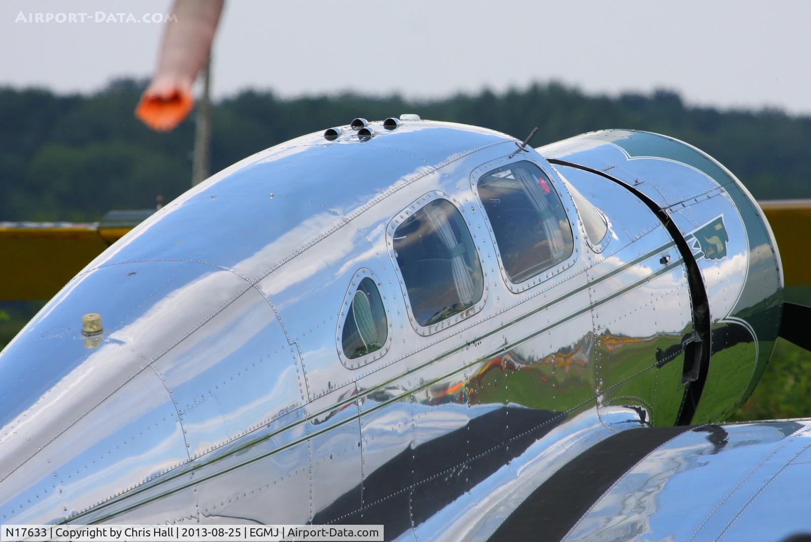 N17633, 1939 Spartan 7W Executive C/N 21, at the Little Gransden Air & Vintage Vehicle Show