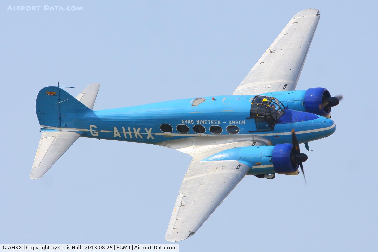 G-AHKX, 1946 Avro 652A Anson C.19 Series 2 C/N 1333, at the Little Gransden Air & Vintage Vehicle Show