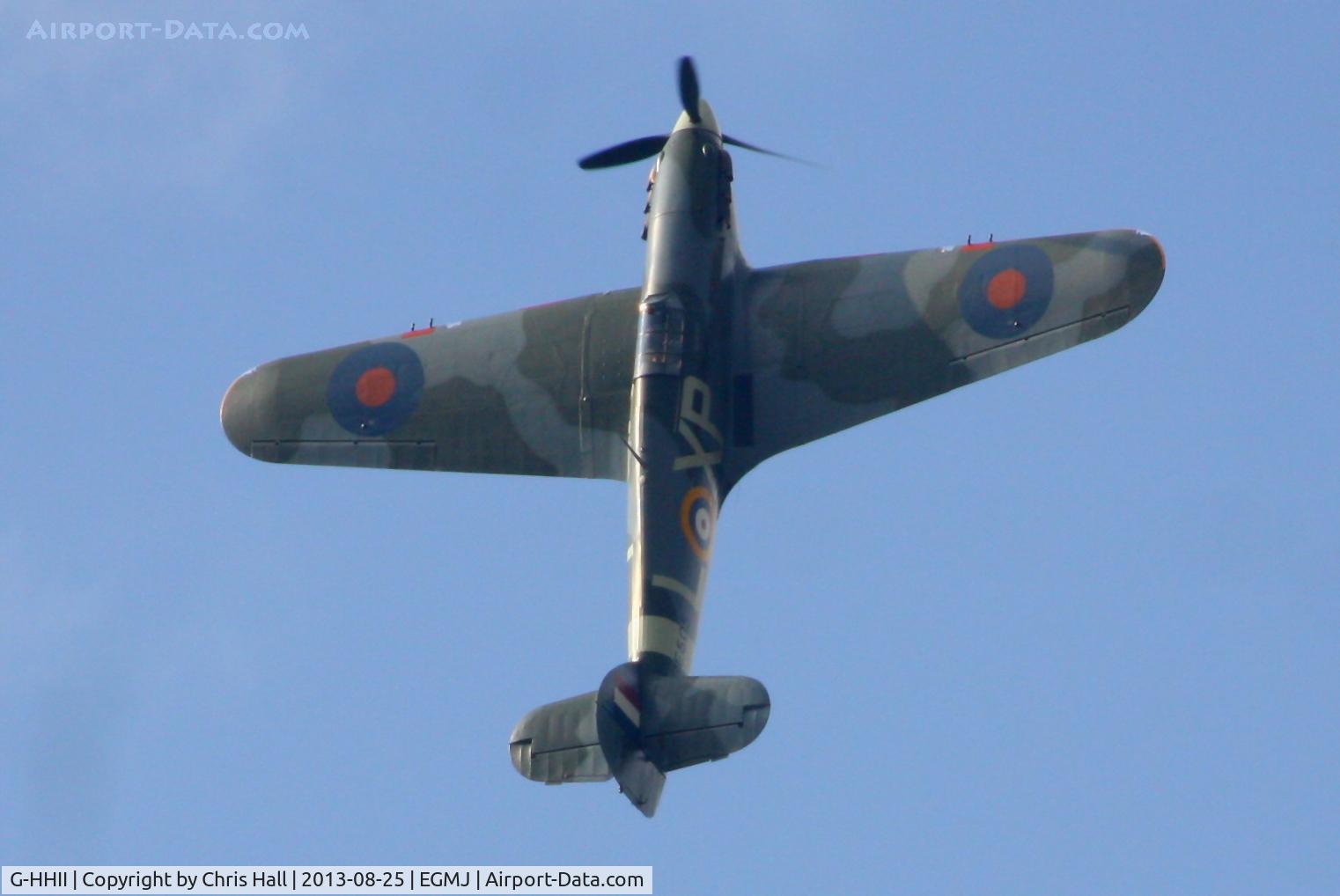 G-HHII, 1940 Hawker (CCF) Hurricane Mk2B C/N CCF/R20023, at the Little Gransden Air & Vintage Vehicle Show