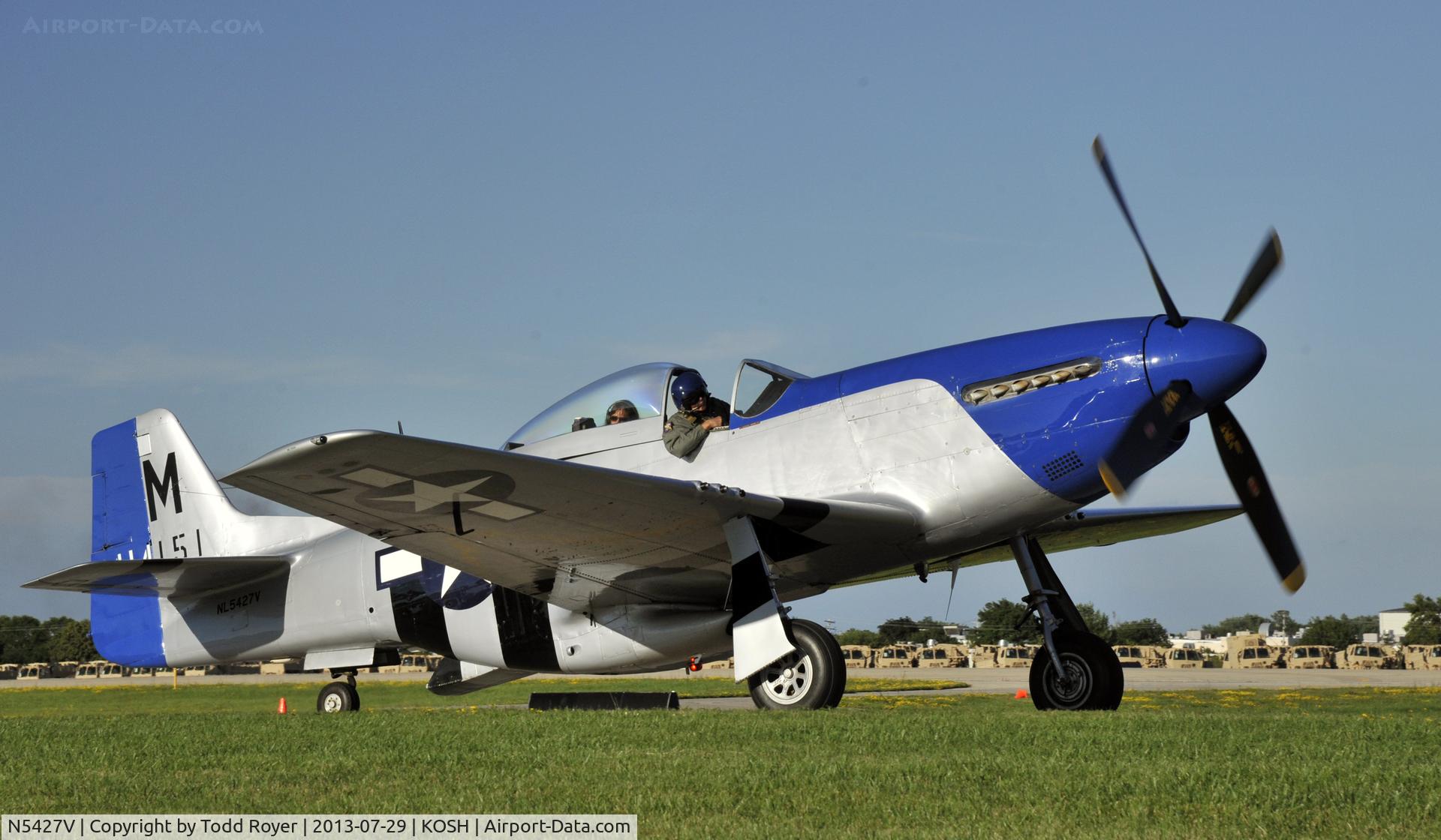 N5427V, 1944 North American F-51D Mustang C/N 44-72942, Airventure 2013