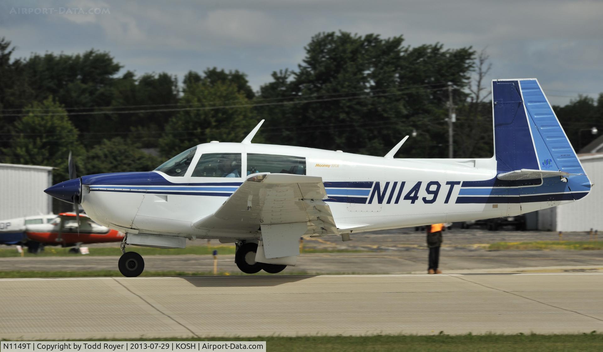 N1149T, 1981 Mooney M20J 201 C/N 24-1215, Airventure 2013