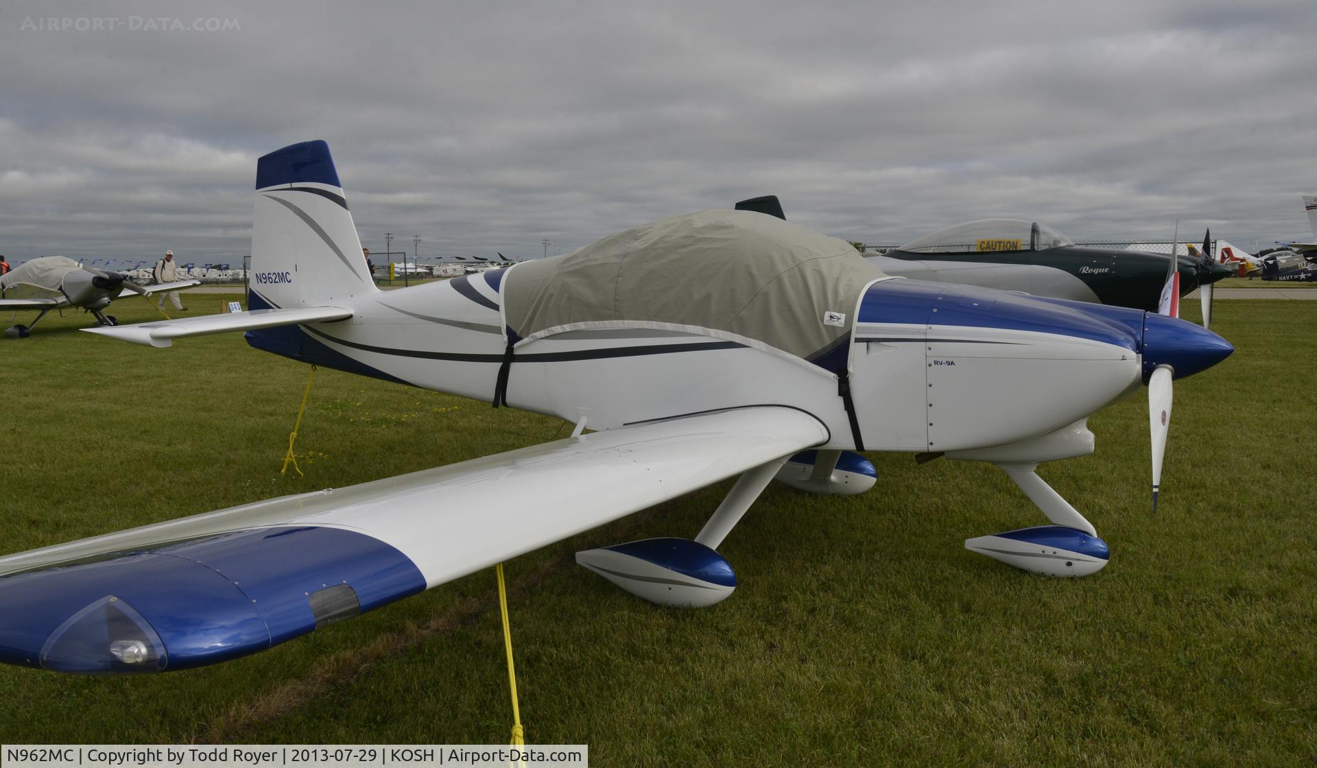 N962MC, Vans RV-9A C/N 91244, Airventure 2013