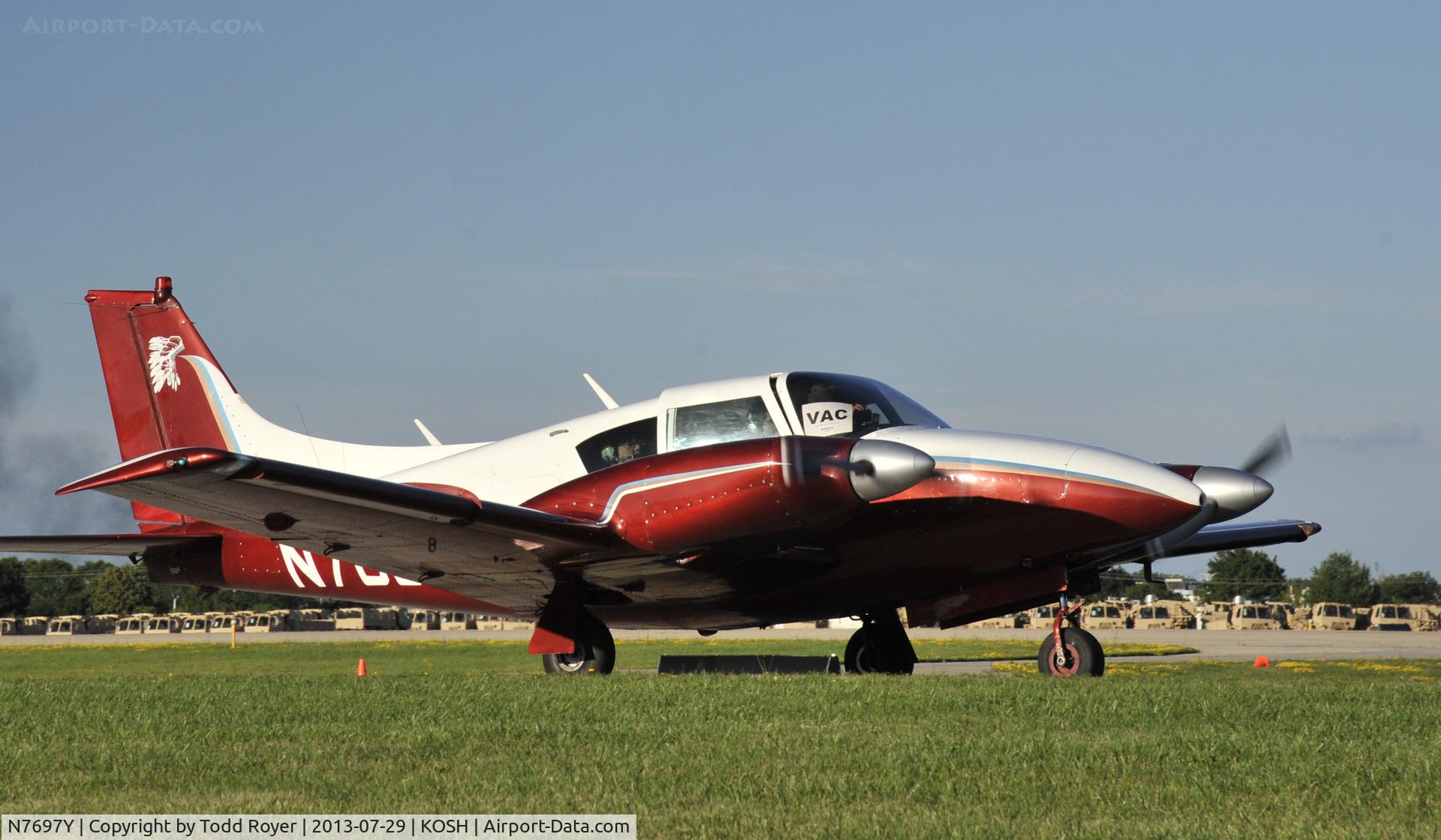 N7697Y, 1965 Piper PA-30 Twin Comanche Twin Comanche C/N 30-780, Airventure 2013