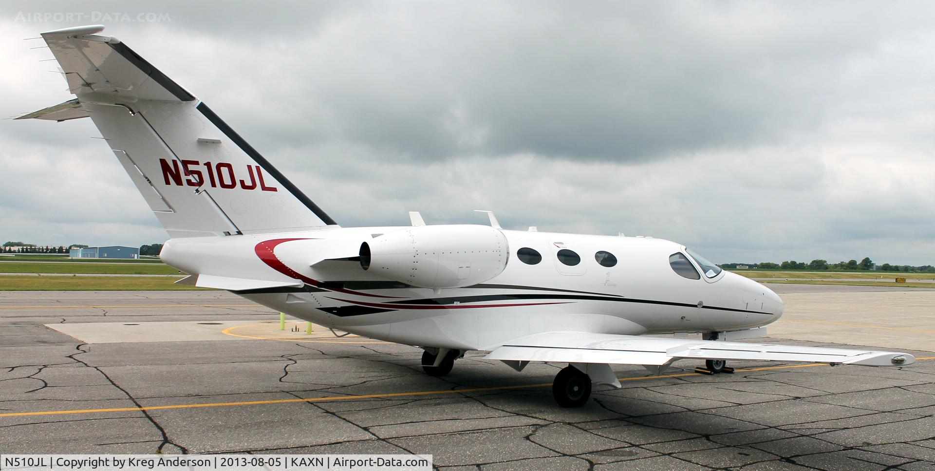 N510JL, Cessna 510 Citation Mustang C/N 510-0250, Cessna 510 Citation Mustang at the fuel pump.