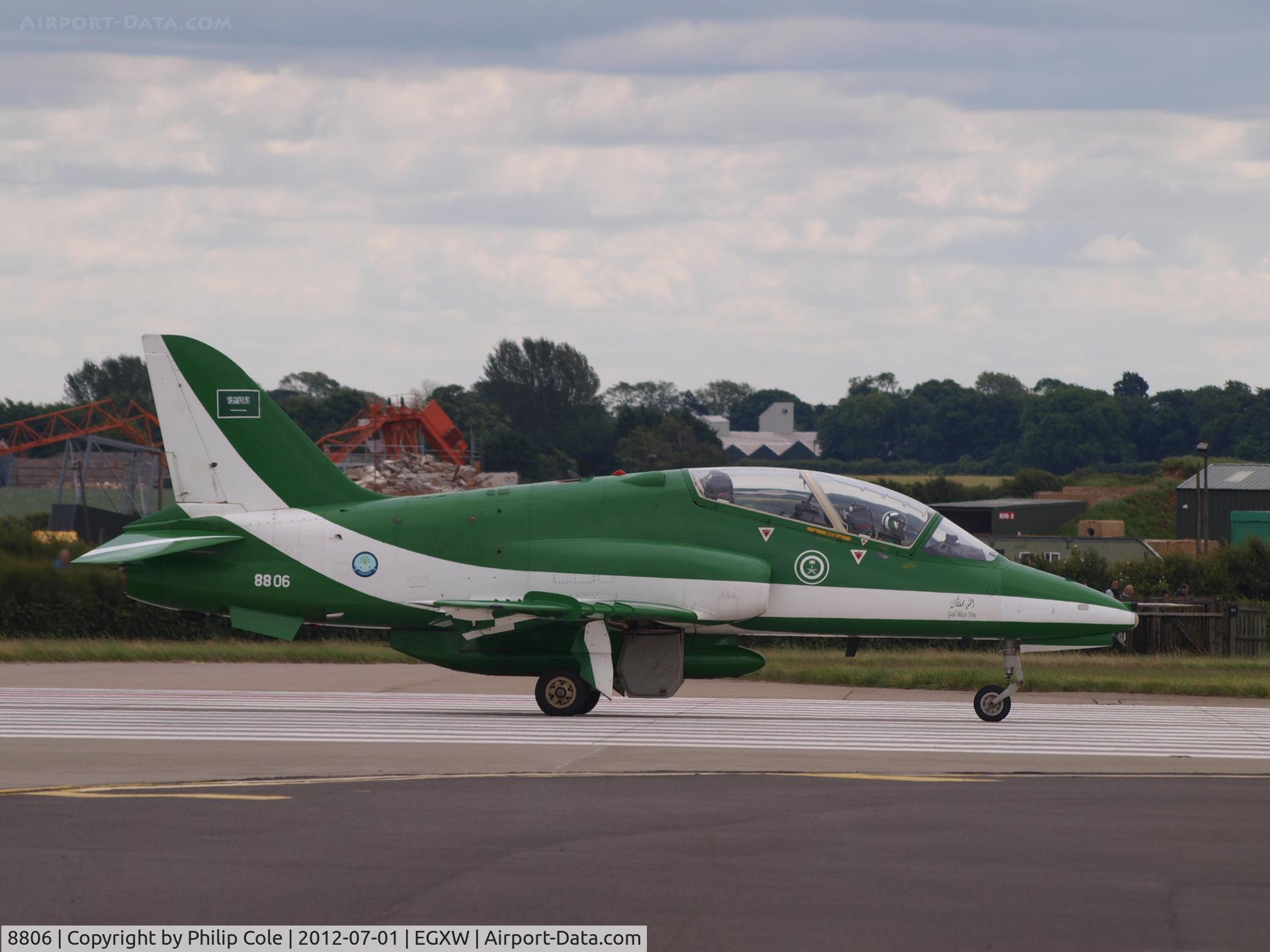 8806, British Aerospace Hawk 65A C/N 6Y020, Waddington Airshow 2012