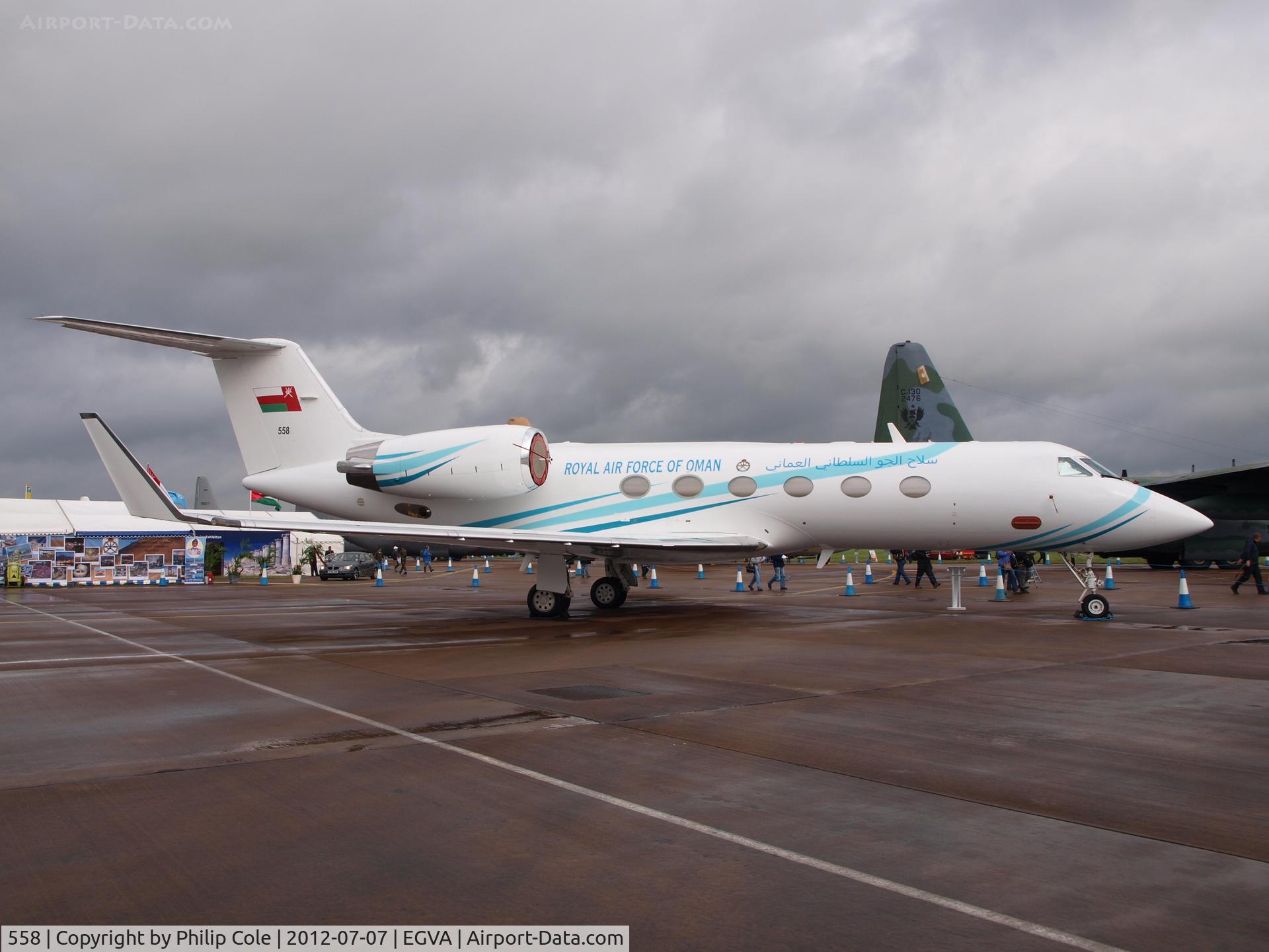 558, 1992 Gulfstream Aerospace Gulfstream IV C/N 1196, RIAT 2012
