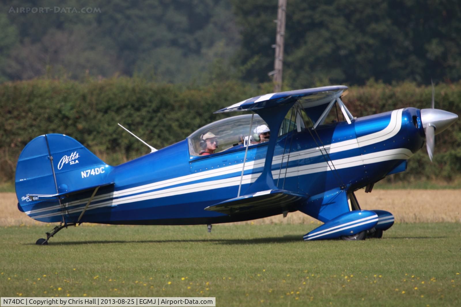 N74DC, 1980 Aerotek Pitts S-2A Special C/N 2228, at the Little Gransden Air & Vintage Vehicle Show