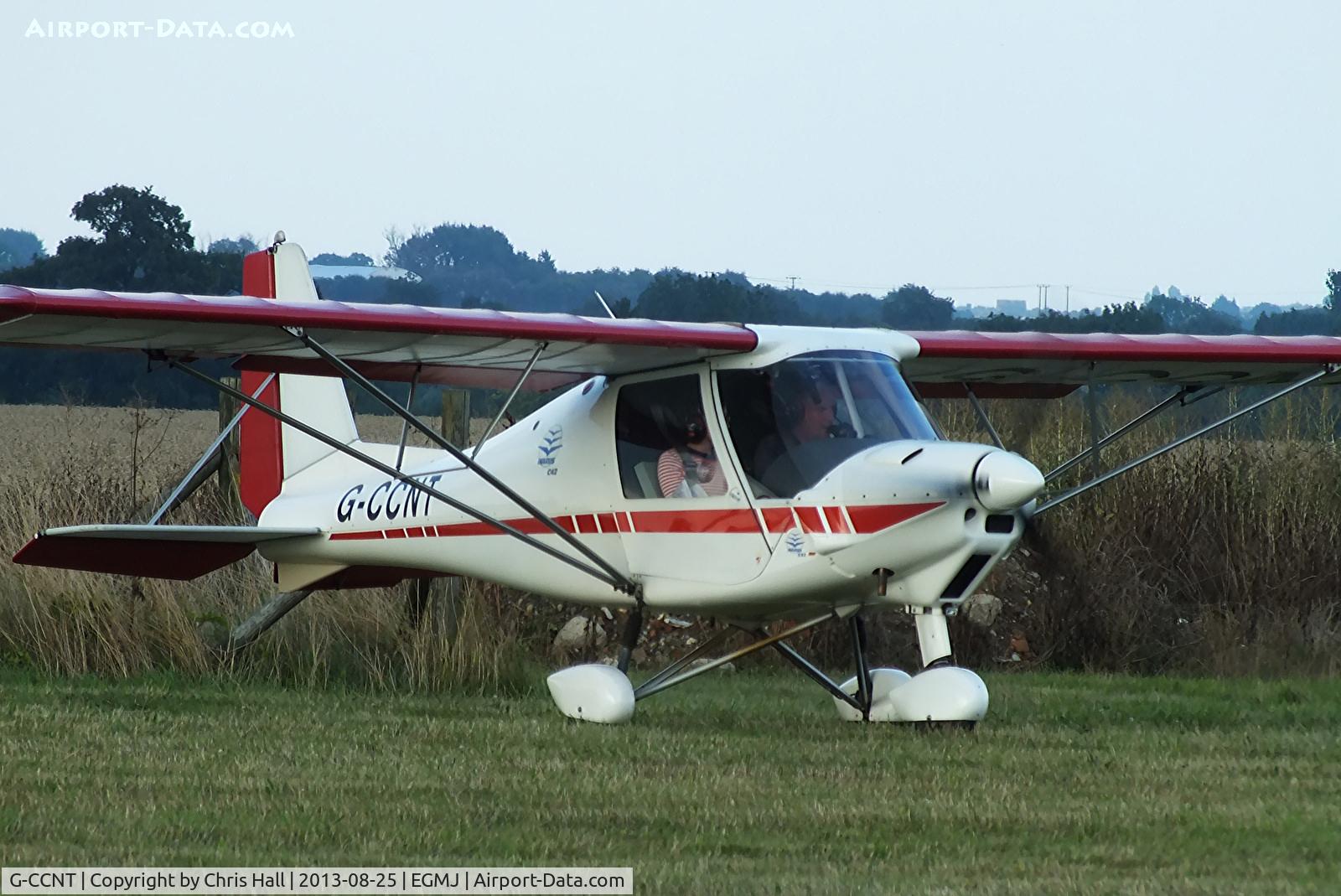 G-CCNT, 2003 Comco Ikarus C42 FB80 C/N 0311-6585, at the Little Gransden Air & Vintage Vehicle Show