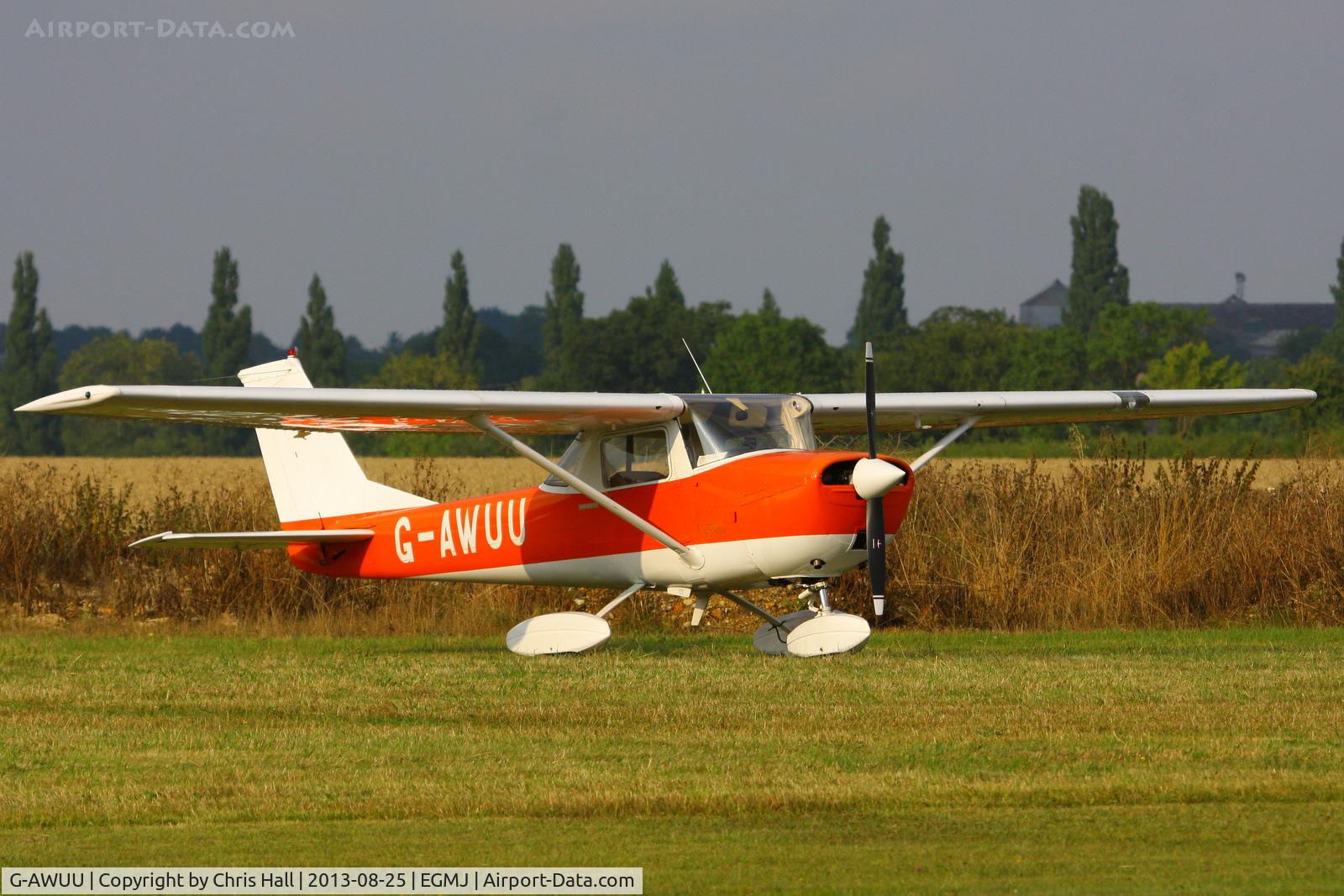 G-AWUU, 1968 Reims Cessna F150J C/N 0408, at the Little Gransden Air & Vintage Vehicle Show