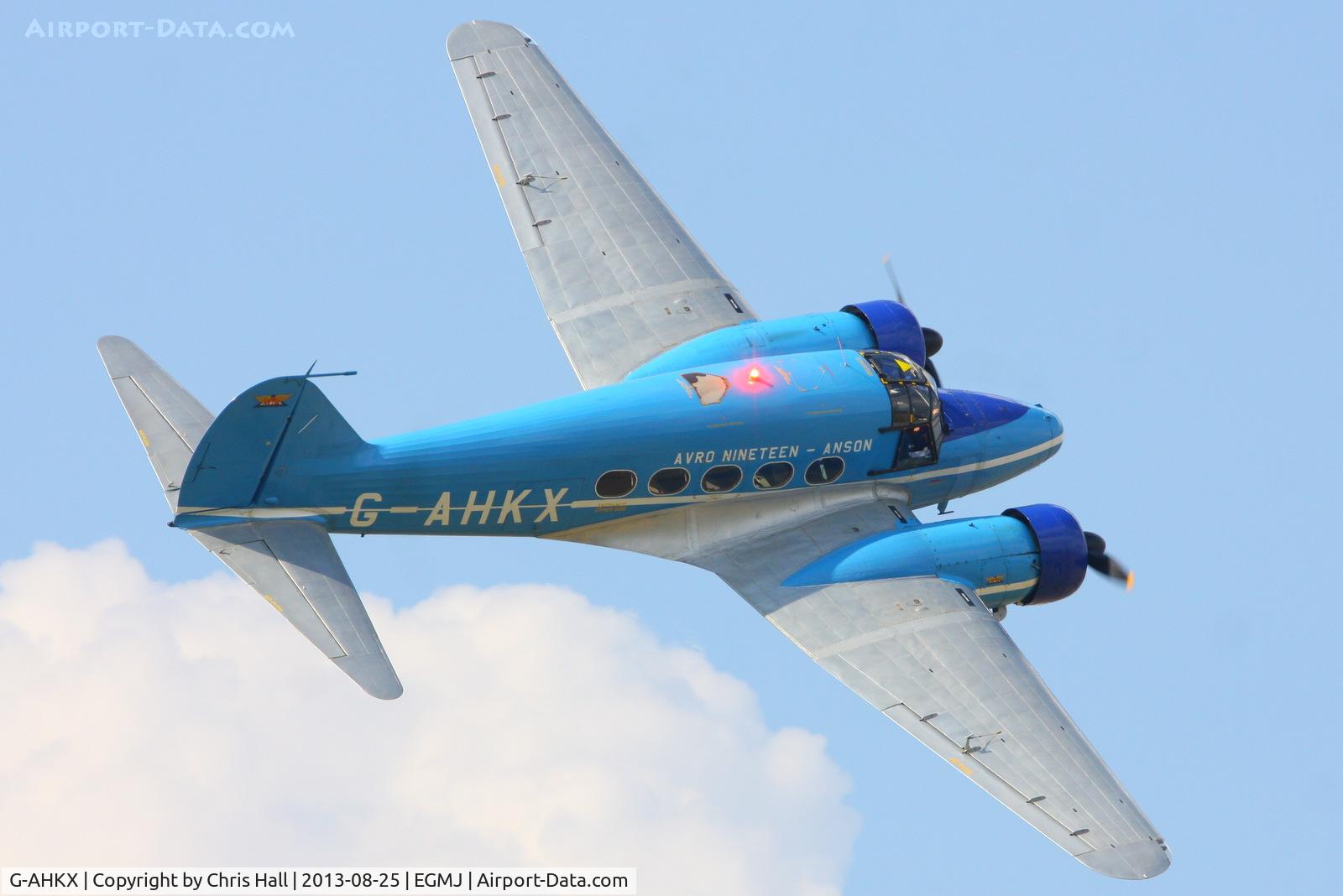 G-AHKX, 1946 Avro 652A Anson C.19 Series 2 C/N 1333, at the Little Gransden Air & Vintage Vehicle Show