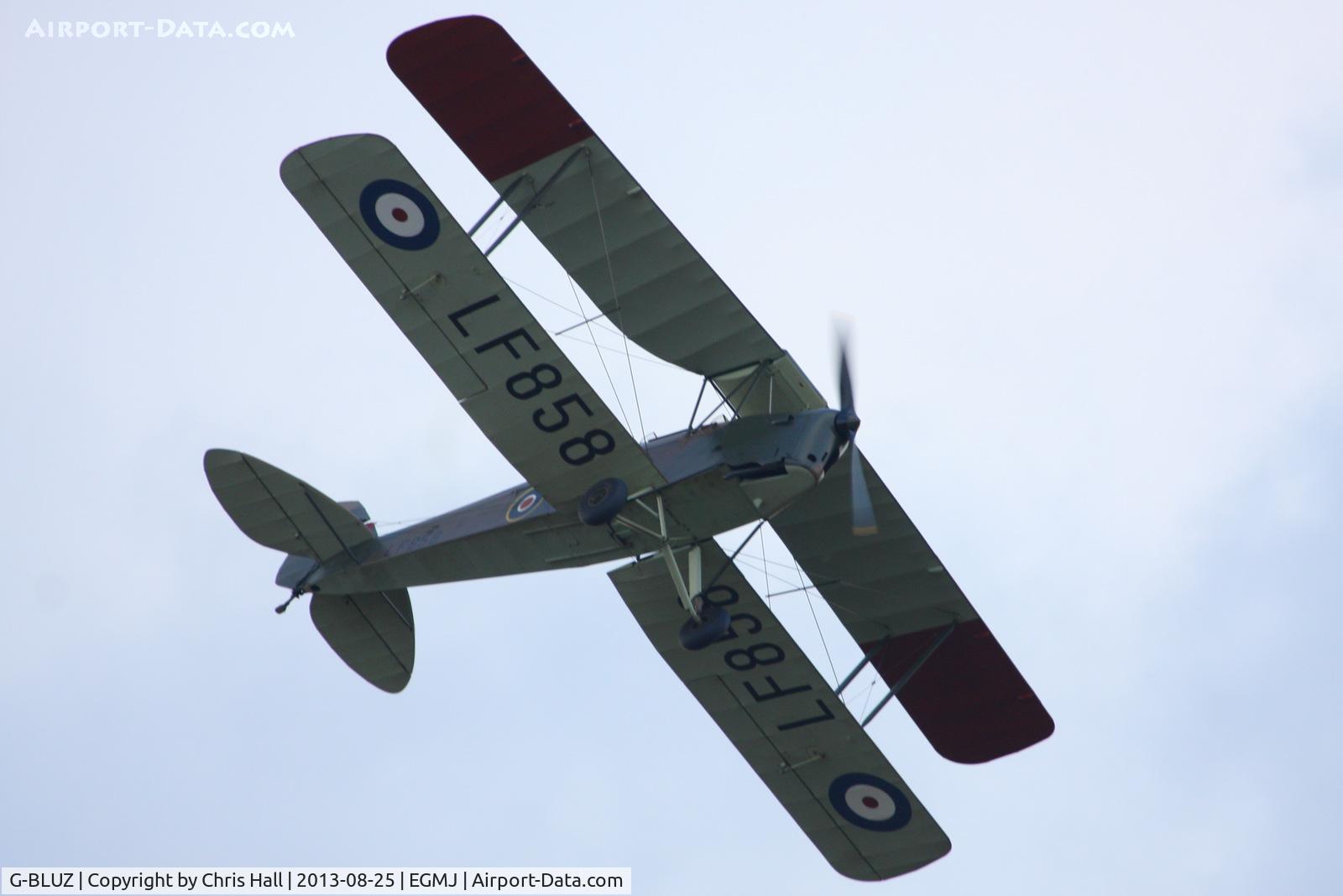 G-BLUZ, 1944 De Havilland DH.82B Queen Bee C/N 1435, at the Little Gransden Air & Vintage Vehicle Show