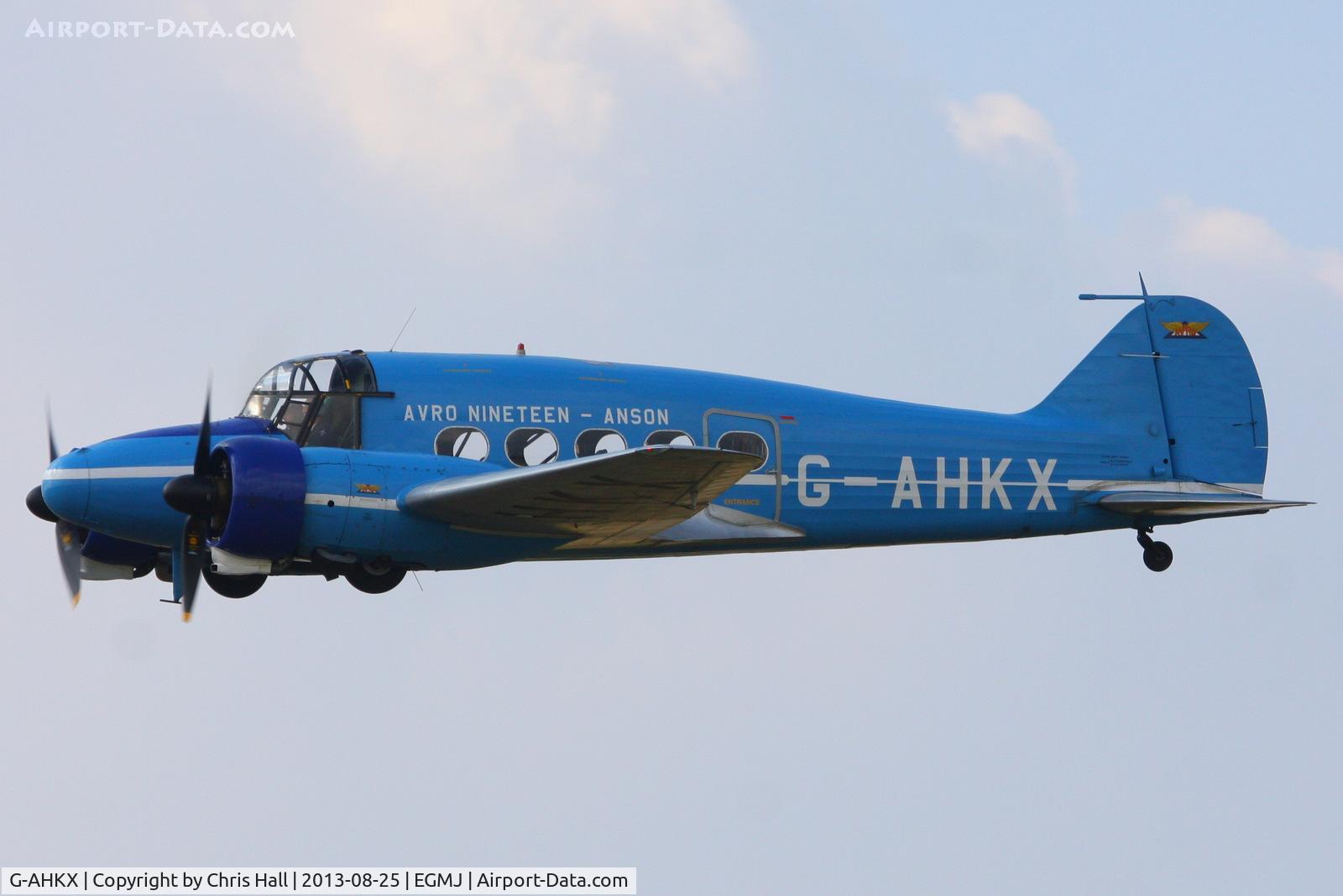 G-AHKX, 1946 Avro 652A Anson C.19 Series 2 C/N 1333, at the Little Gransden Air & Vintage Vehicle Show