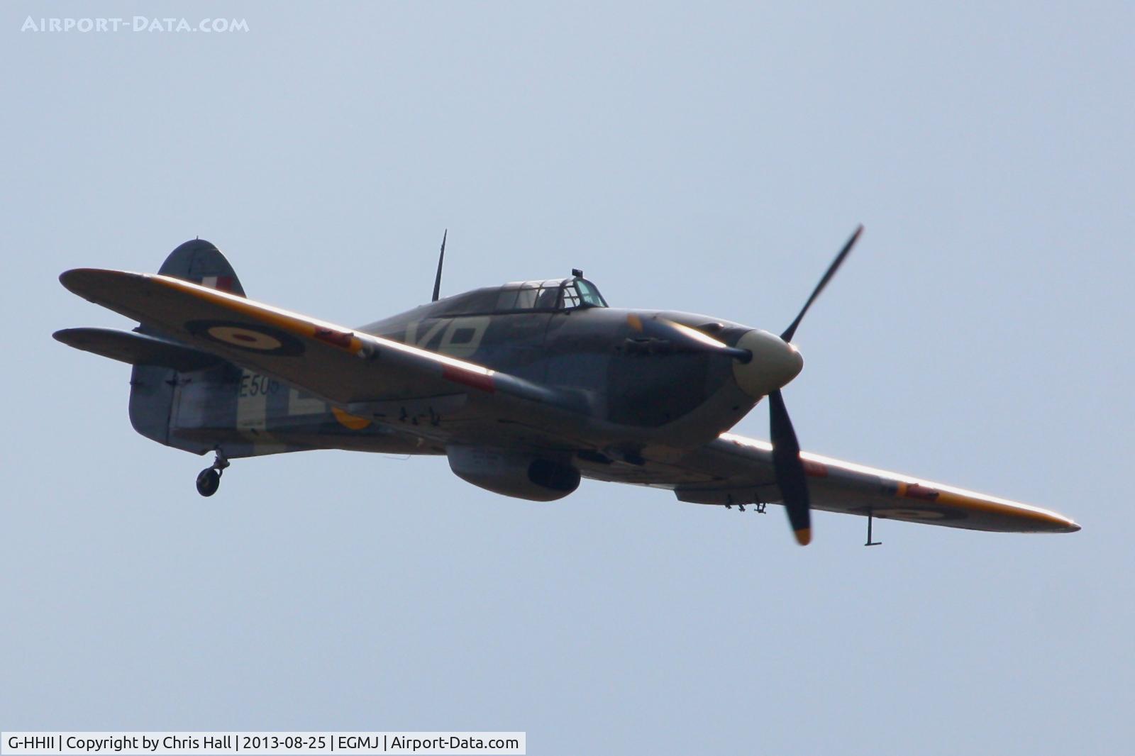 G-HHII, 1940 Hawker (CCF) Hurricane Mk2B C/N CCF/R20023, at the Little Gransden Air & Vintage Vehicle Show