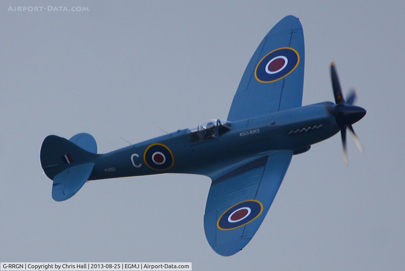 G-RRGN, 1945 Supermarine 389 Spitfire PR.XIX C/N 6S/594677, at the Little Gransden Air & Vintage Vehicle Show