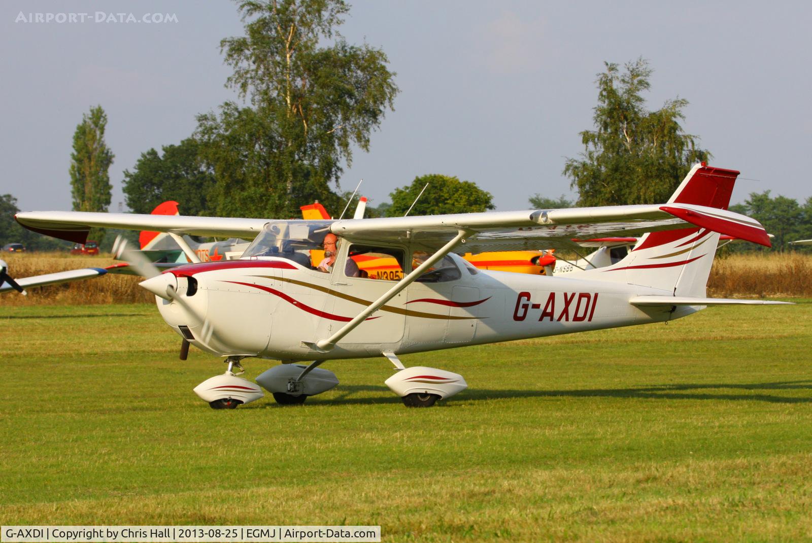 G-AXDI, 1969 Reims F172H Skyhawk C/N 0574, at the Little Gransden Air & Vintage Vehicle Show