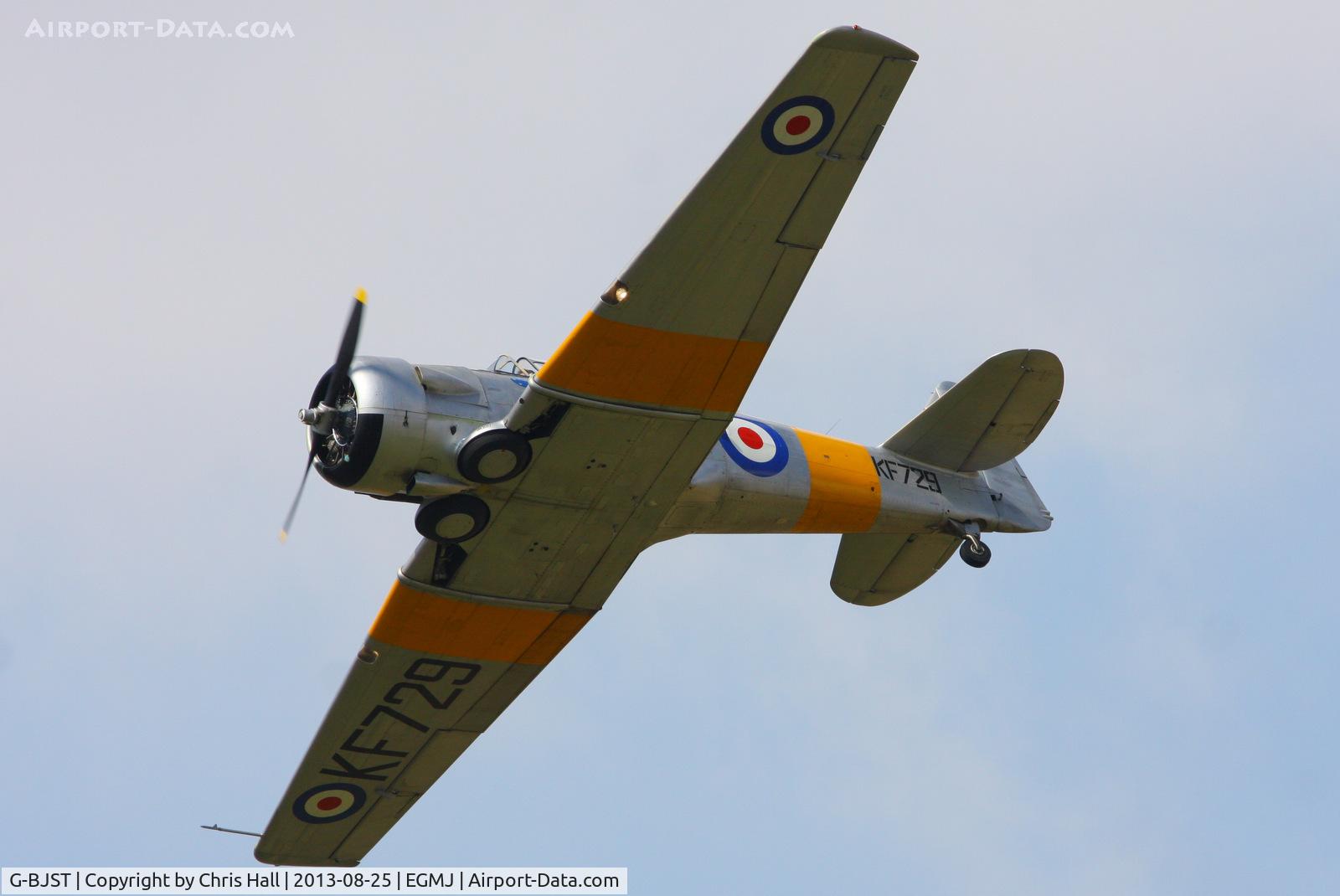 G-BJST, 1953 Canadian Car & Foundry T-6H Harvard Mk.4M C/N 14A-2429, at the Little Gransden Air & Vintage Vehicle Show