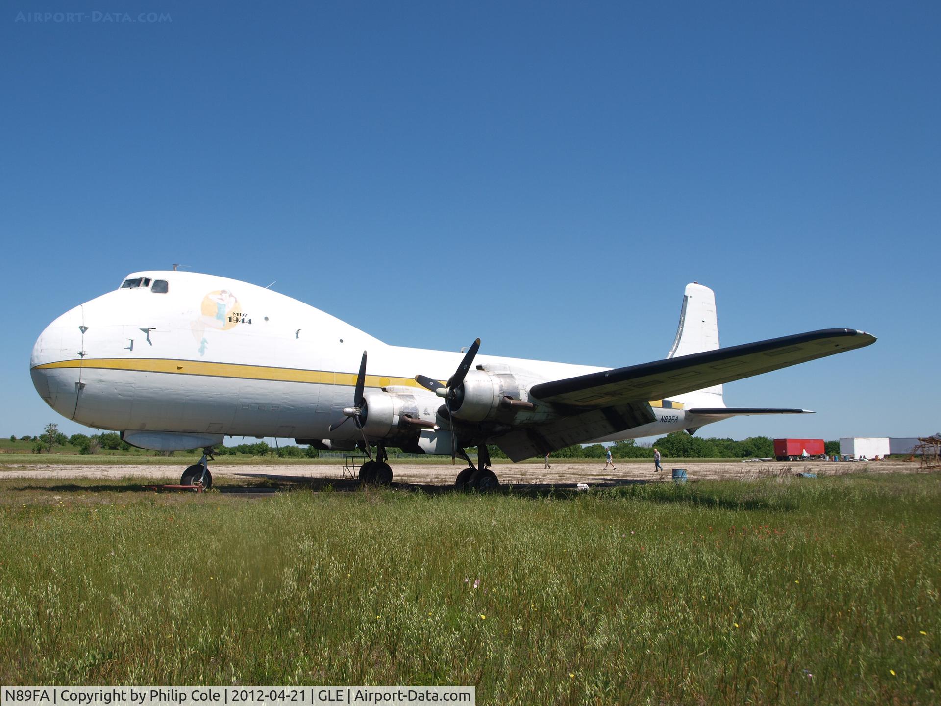 N89FA, 1944 Aviation Traders ATL-98 Carvair (C-54B) C/N 27249, Stored