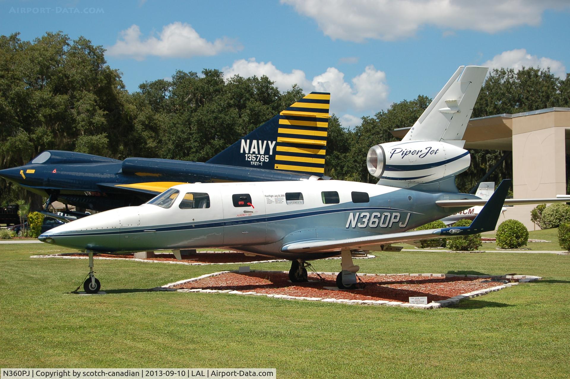 N360PJ, 2008 Piper PA-47-2400J PiperJet C/N 4798E001, 2008 Piper PA-47-2400J, N360PJ, at the Florida Air Museum, Lakeland Linder Regional Airport, Lakeland, FL