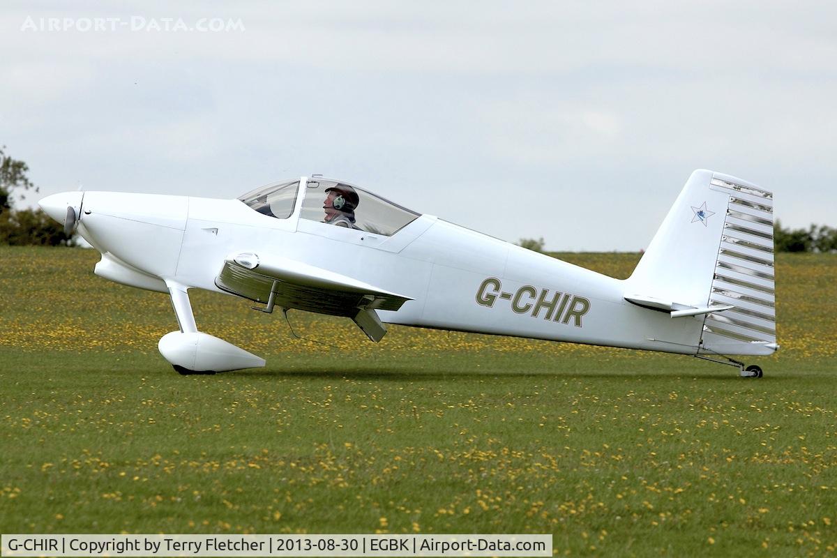 G-CHIR, 2013 Vans RV-7 C/N PFA 323-13981, Attended the 2013 Light Aircraft Association Rally at Sywell in the UK