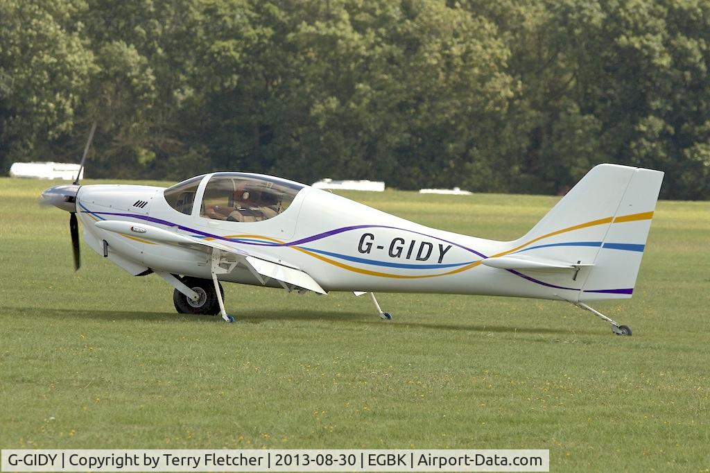 G-GIDY, 2004 Europa XS Monowheel C/N PFA 247-13467, Attended the 2013 Light Aircraft Association Rally at Sywell in the UK