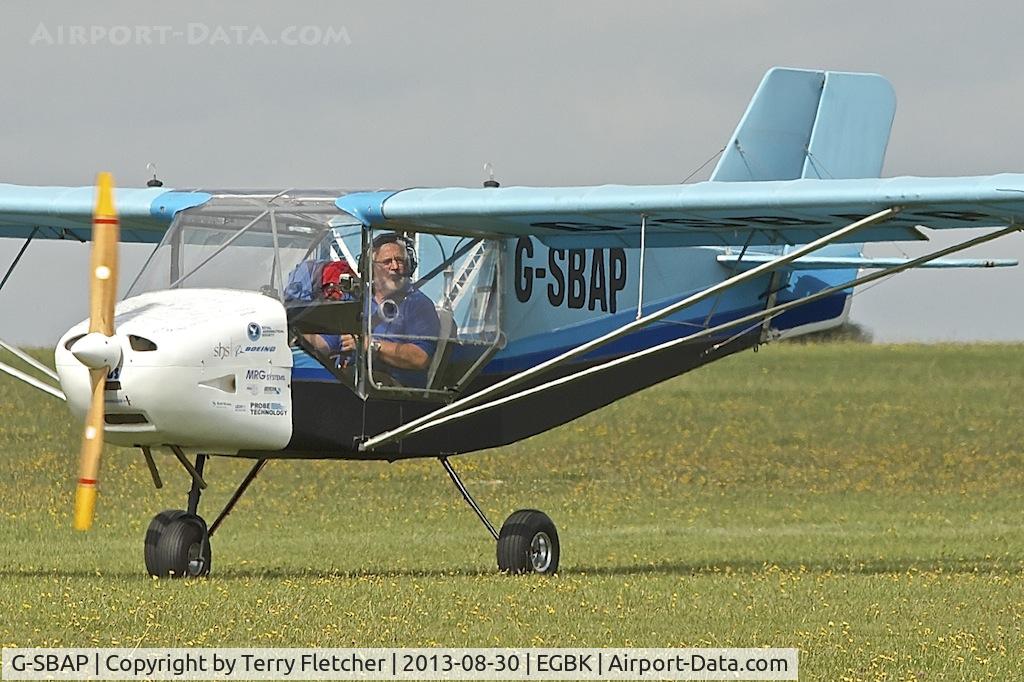 G-SBAP, 2013 Rans S-6ES Coyote II C/N PFA 204-14991, Attended the 2013 Light Aircraft Association Rally at Sywell in the UK