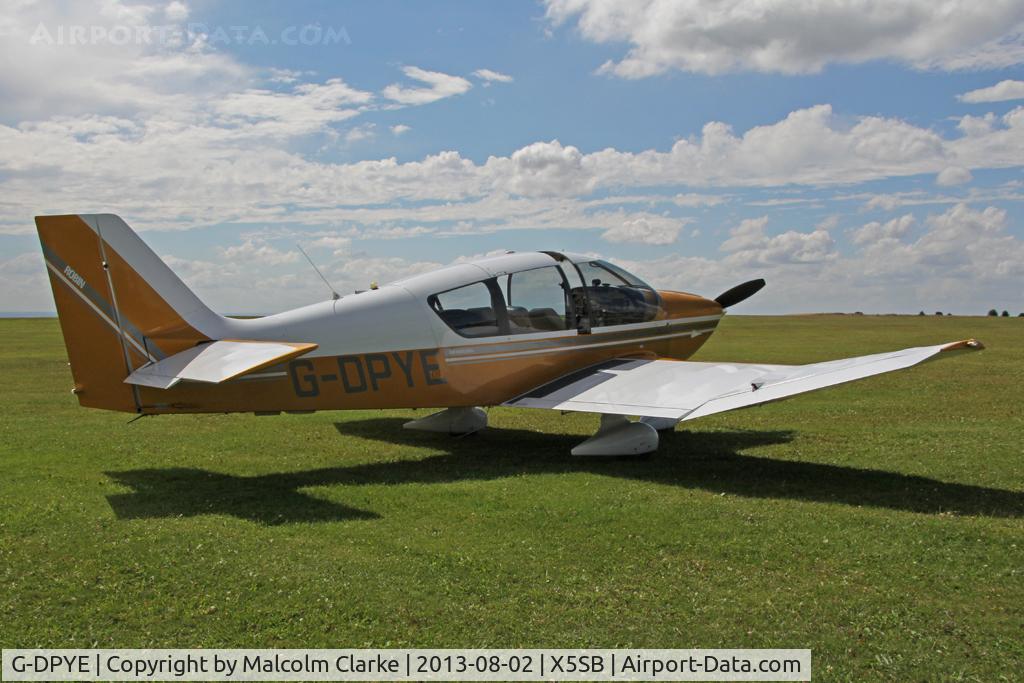 G-DPYE, 1999 Robin DR-400-500 President C/N 14, Robin DR-400-500 President, Sutton Bank Airfield, N. Yorks, August 2013.