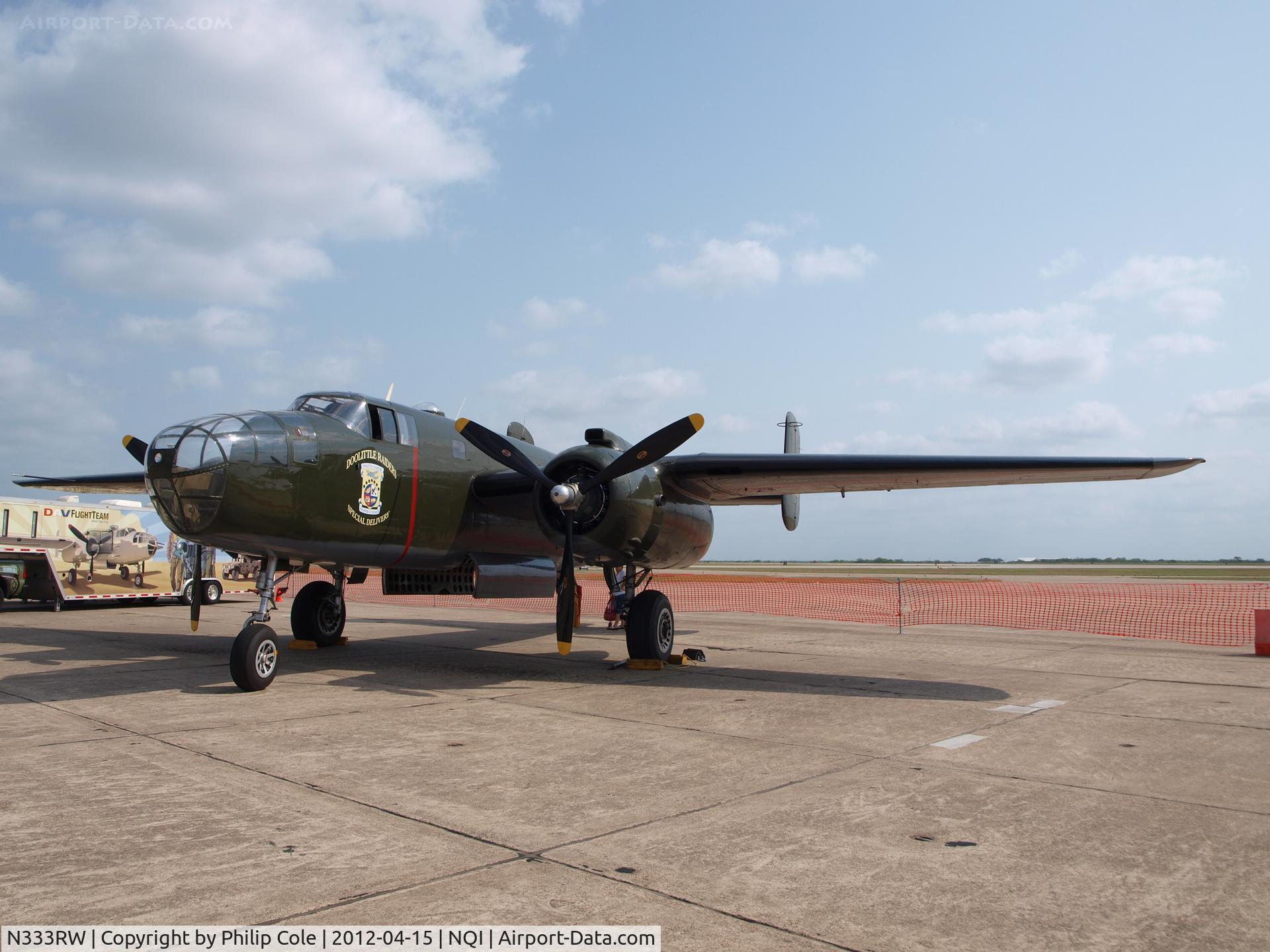 N333RW, 1944 North American B-25N Mitchell C/N 108-47488, Kingsville NAS Airshow 2012