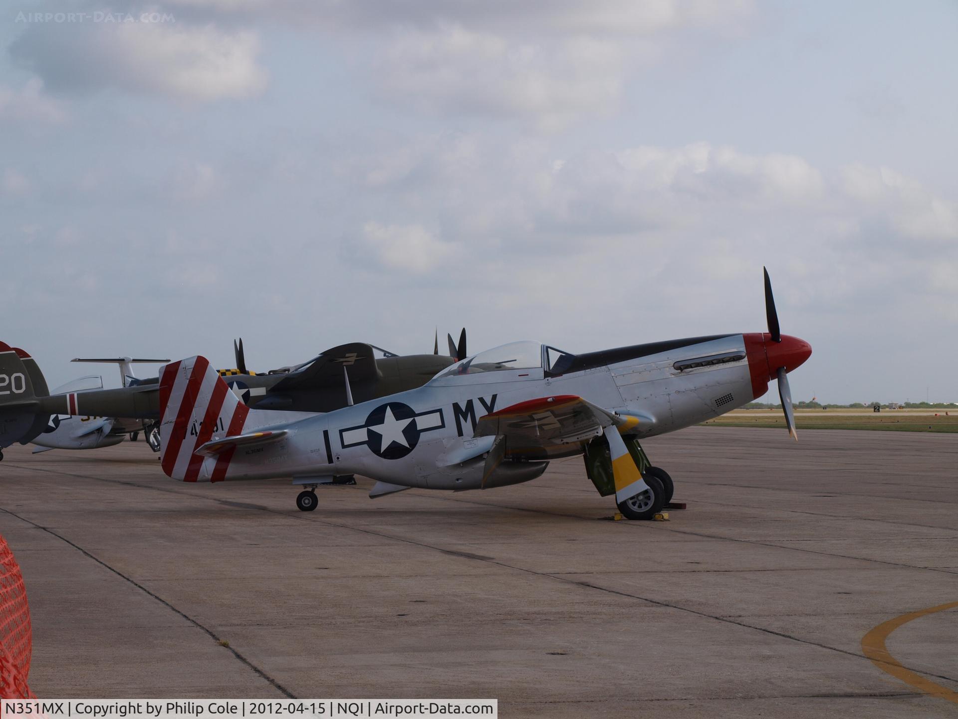 N351MX, 1944 North American P-51D Mustang C/N 122-40931 (44-74391), Kingsville NAS Airshow 2012