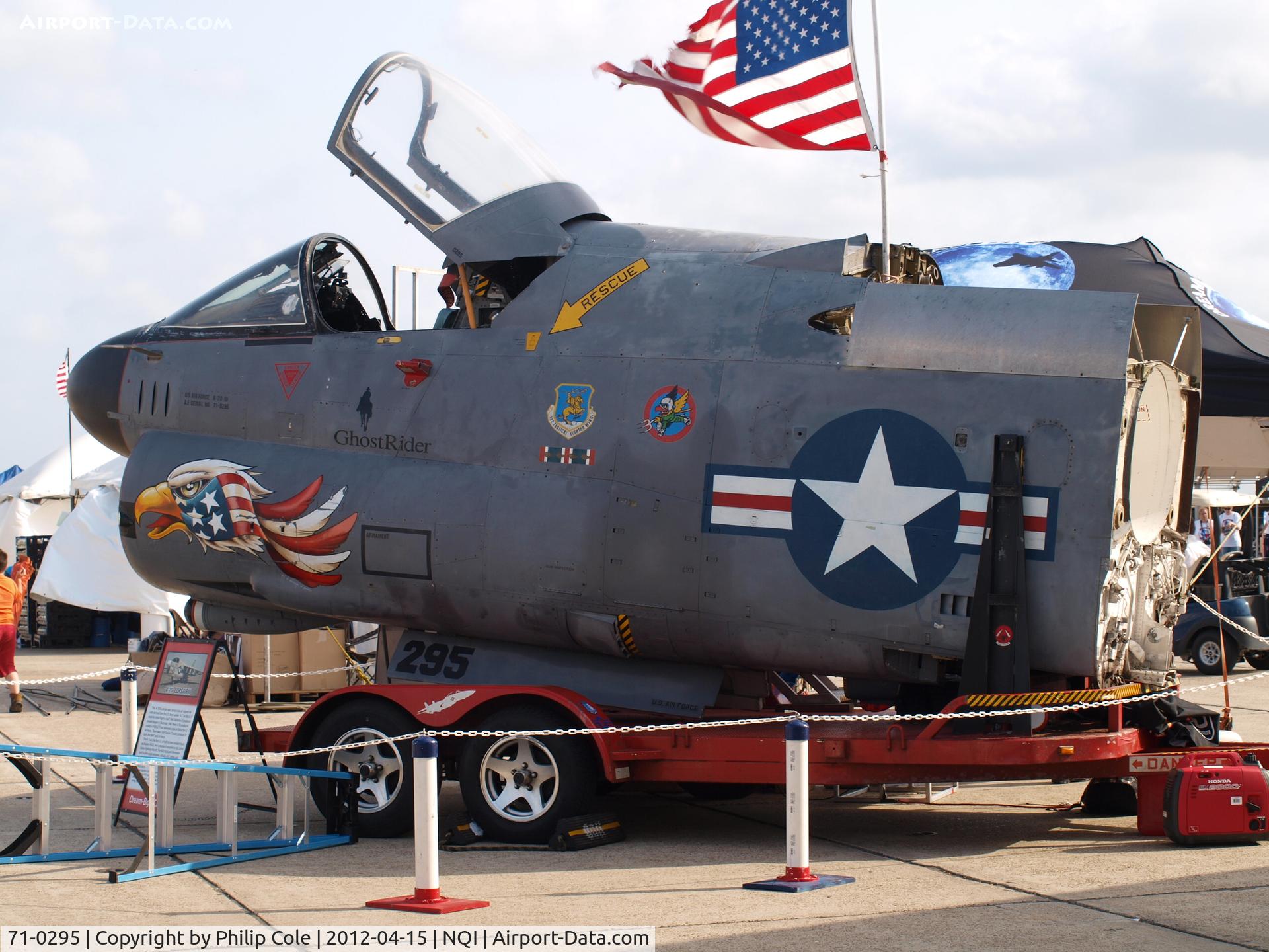 71-0295, 1971 LTV A-7D Corsair II C/N D-206, Kingsville NAS Airshow 2012