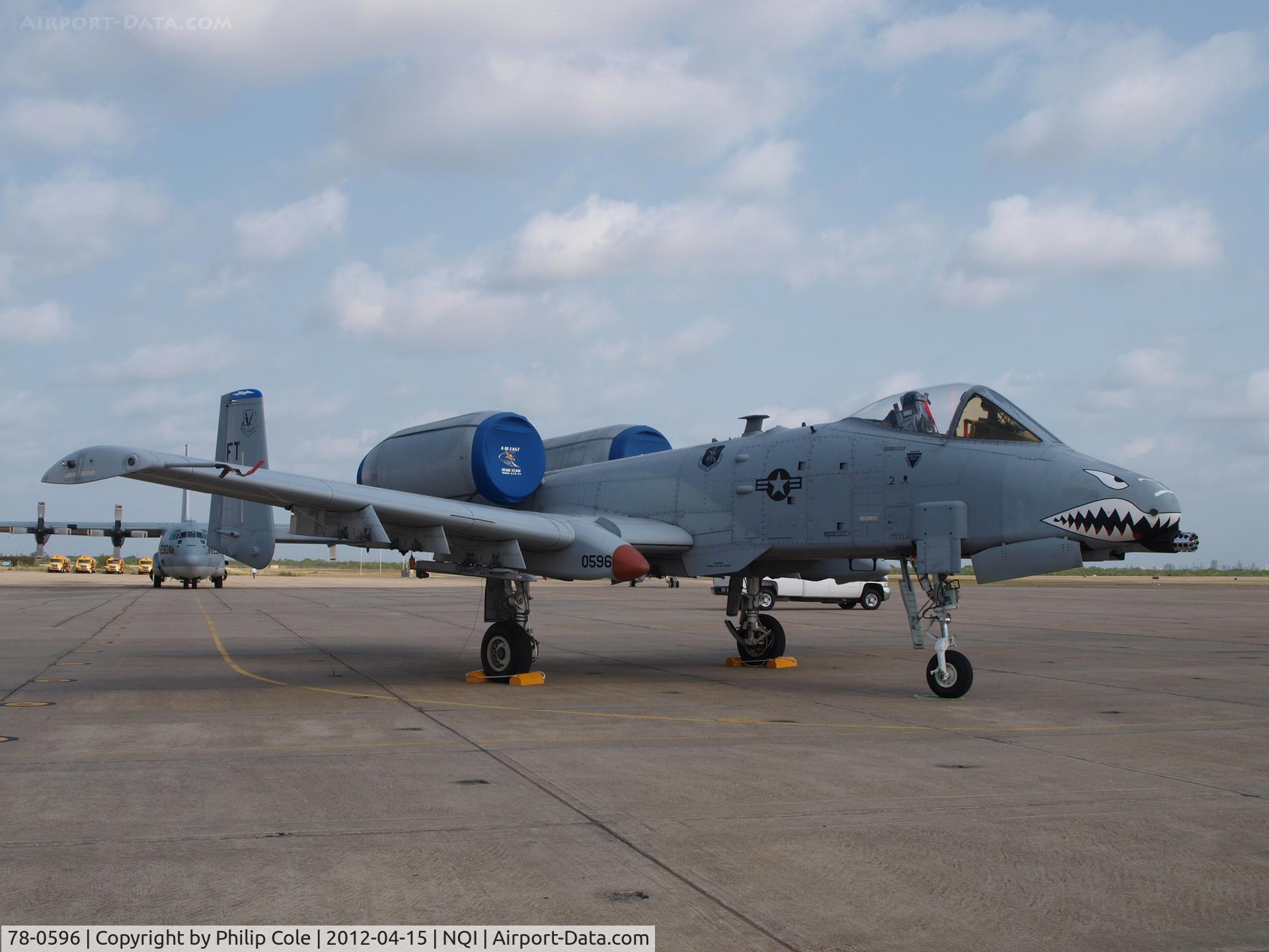 78-0596, 1978 Fairchild Republic A-10A Thunderbolt II C/N A10-0216, Kingsville NAS Airshow 2012
