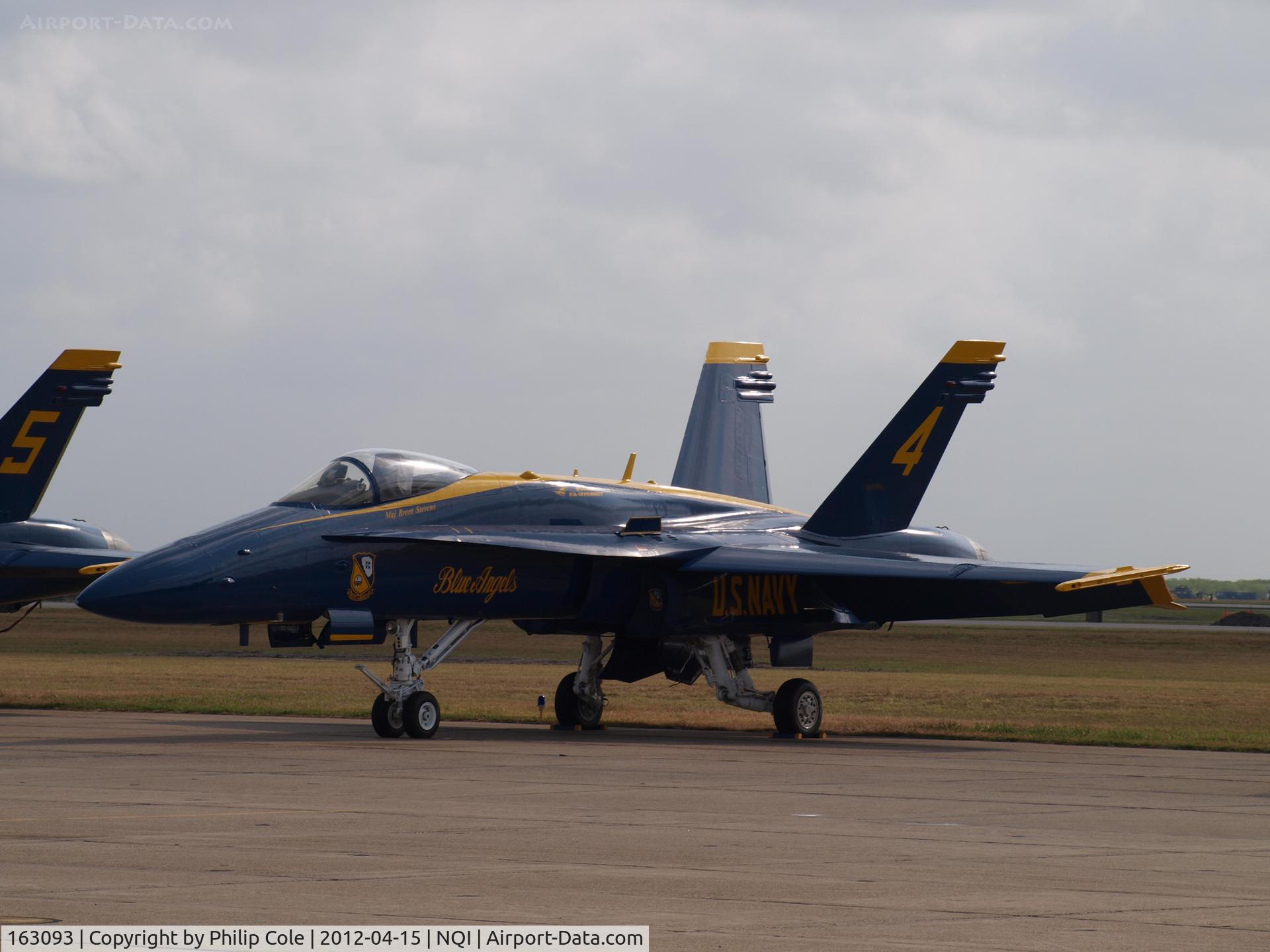 163093, McDonnell Douglas F/A-18A Hornet C/N 0475/A391, Kingsville NAS Airshow 2012