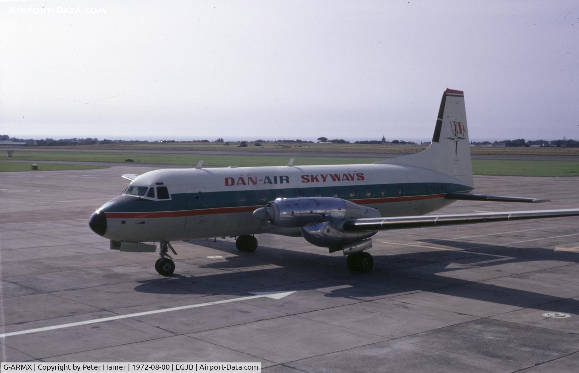G-ARMX, 1961 Avro 748 Series 1 C/N 1538, Guernsey 1972